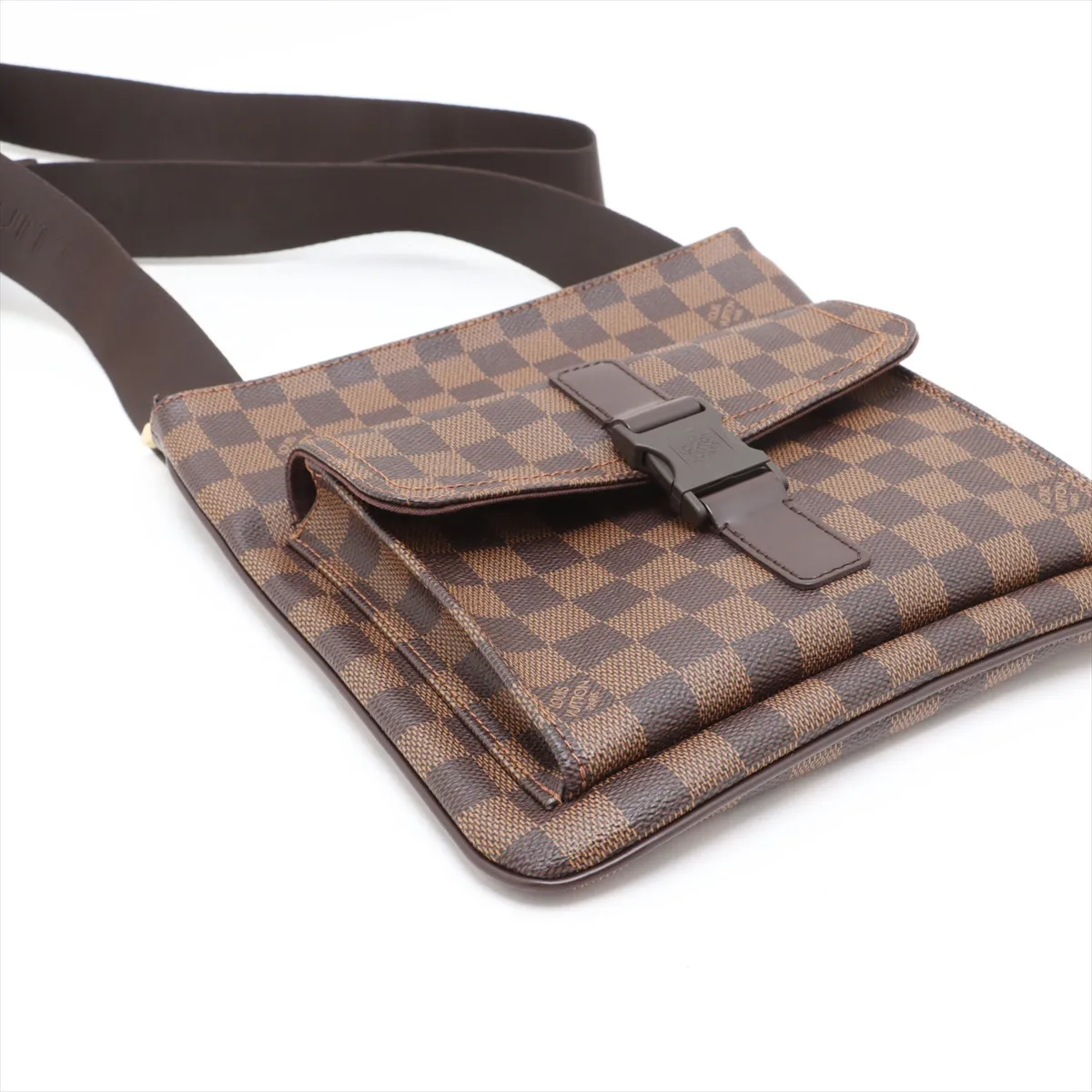 Damier Pochette Melville N51127 FL0066 Brown — view 4