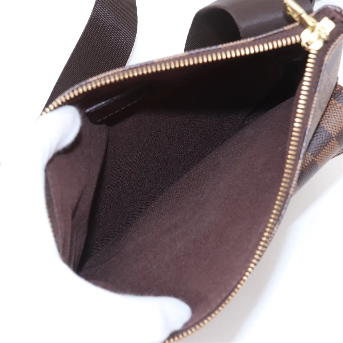 Damier Pochette Melville N51127 FL0066 Brown — view 6