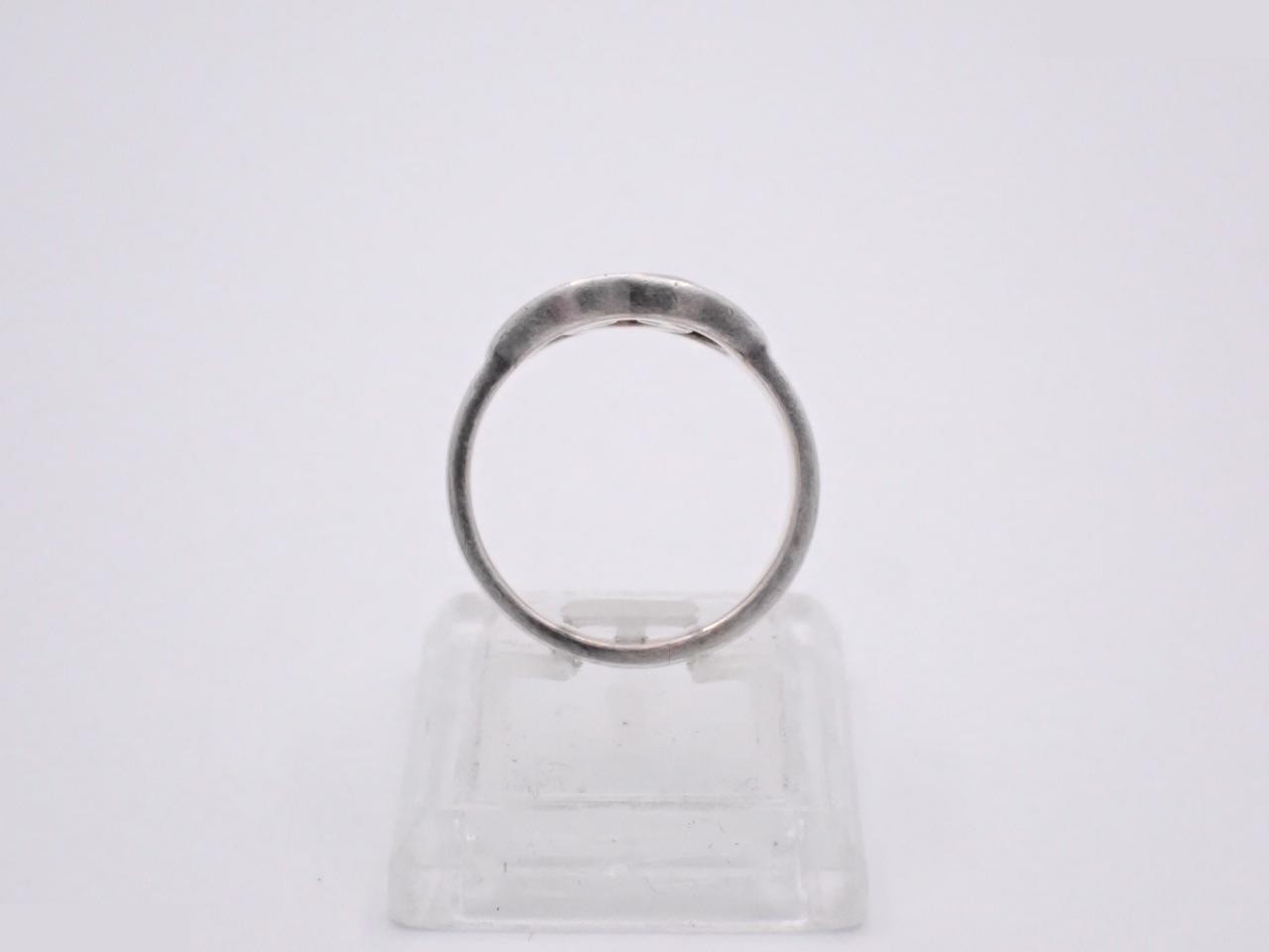 Interlocking Ring, Sterling Silver 925, 4.8g — view 3