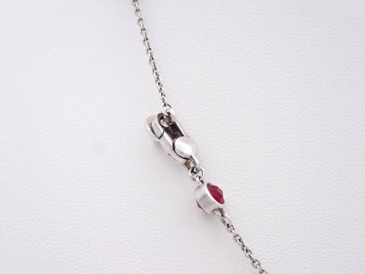 heart necklace, 925 sterling silver, 6.2g, chain approximately 40cm. — view 2