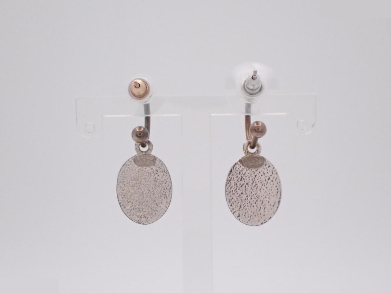 Earrings, Coco Mark, Silver — view 2