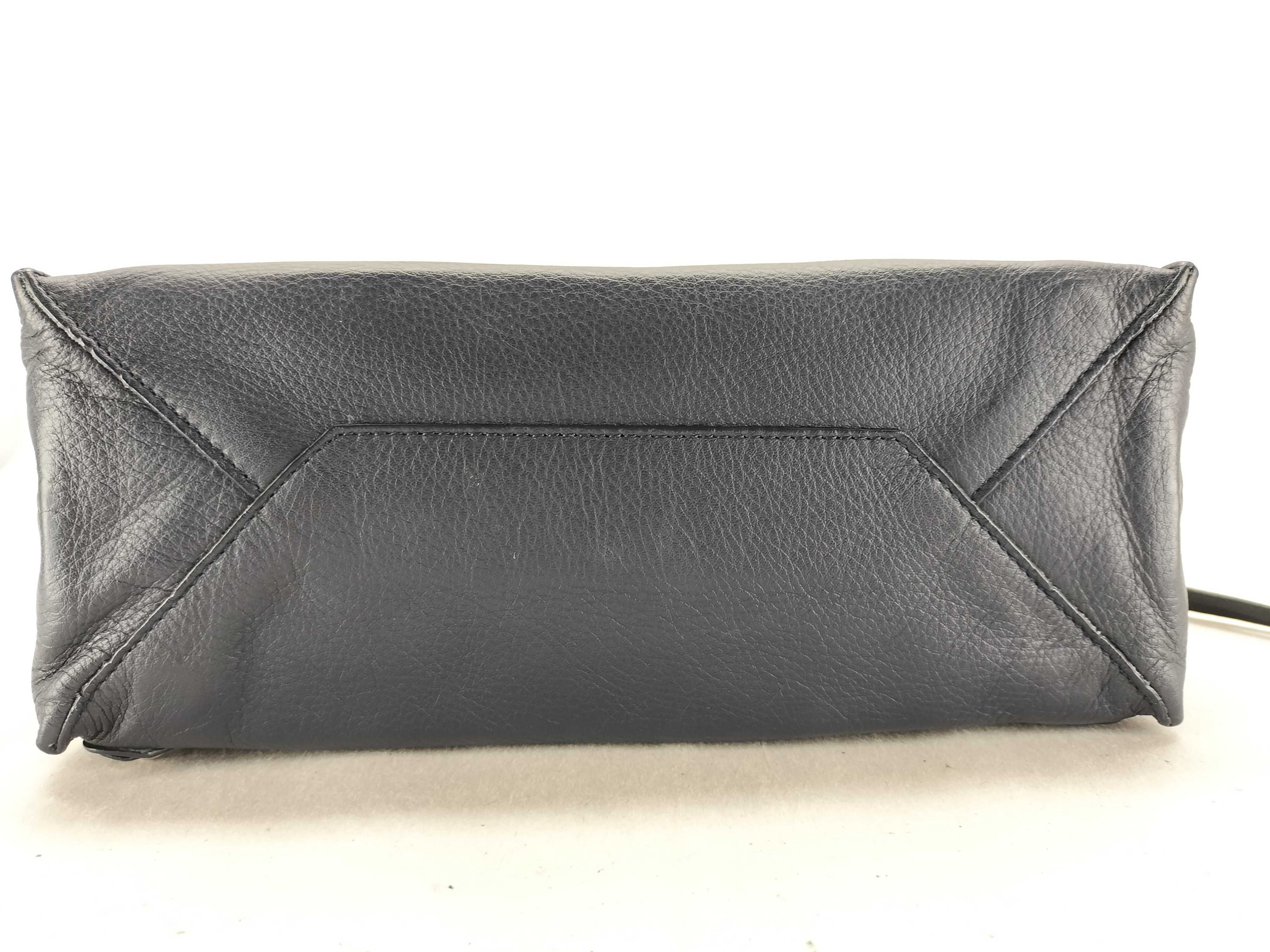Paper Mini Leather 2-Way Handbag, Black, 370926 (Handbag) — view 8