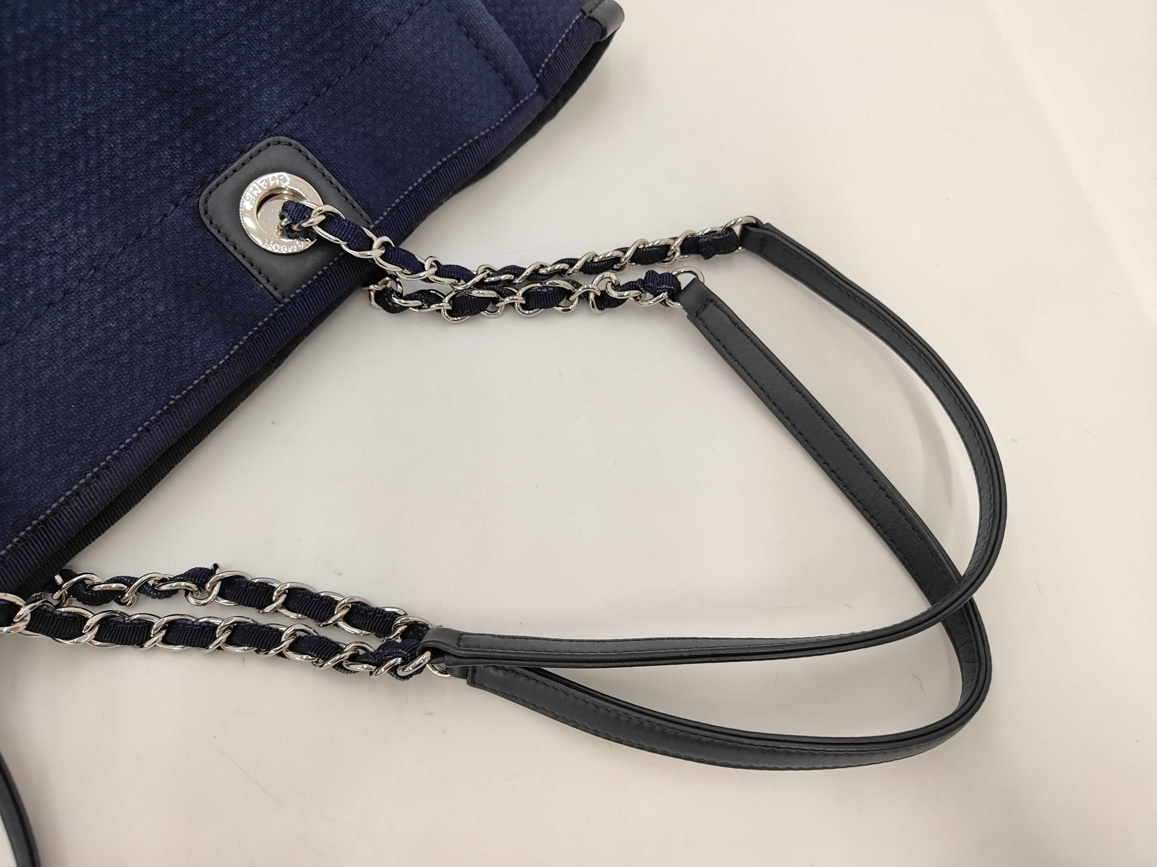 Deauville Navy Tote Bag — view 5