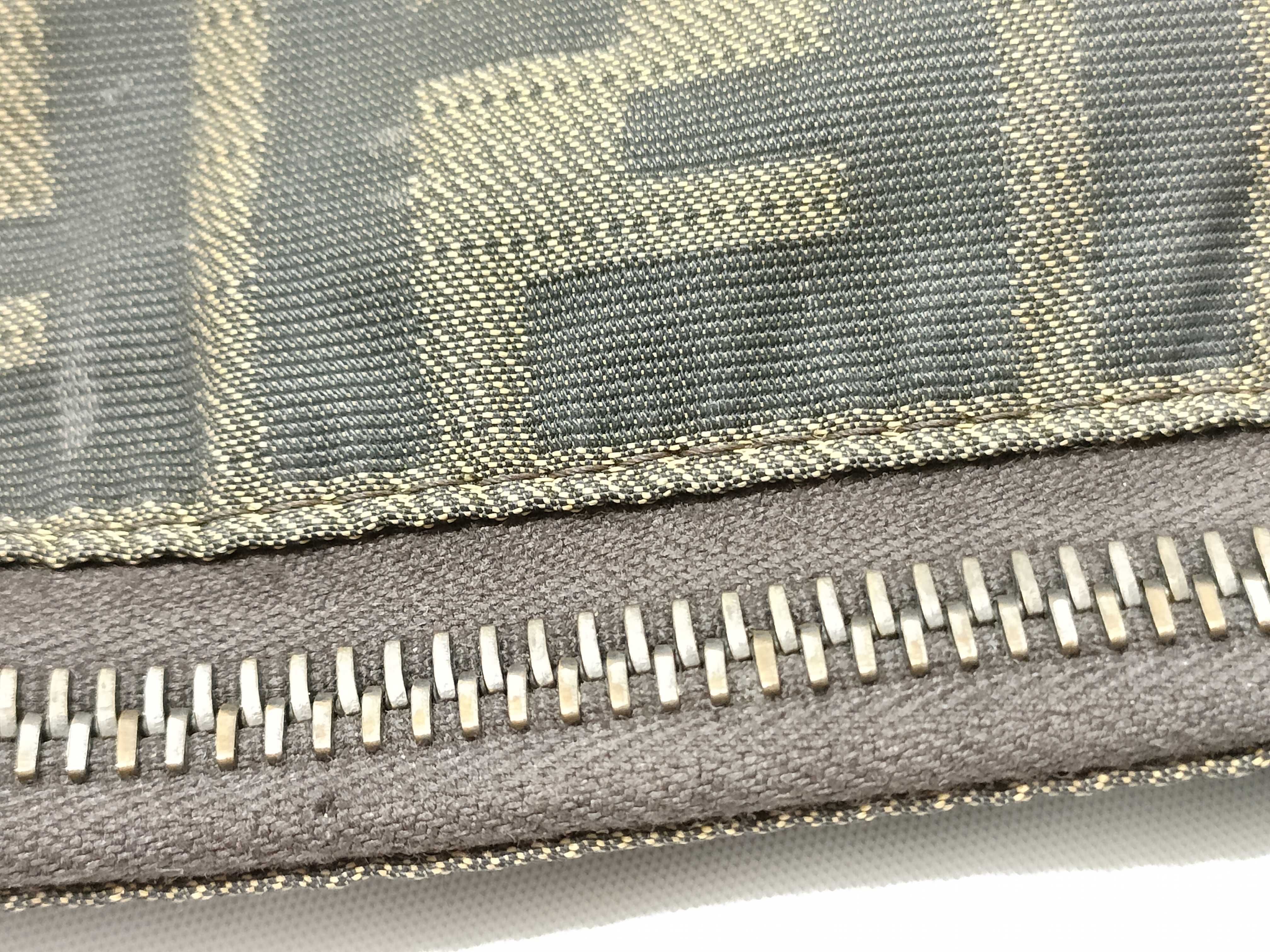 Zucca pattern tote bag, Fendi 23218BH023019, nylon, brown tote bag — view 6