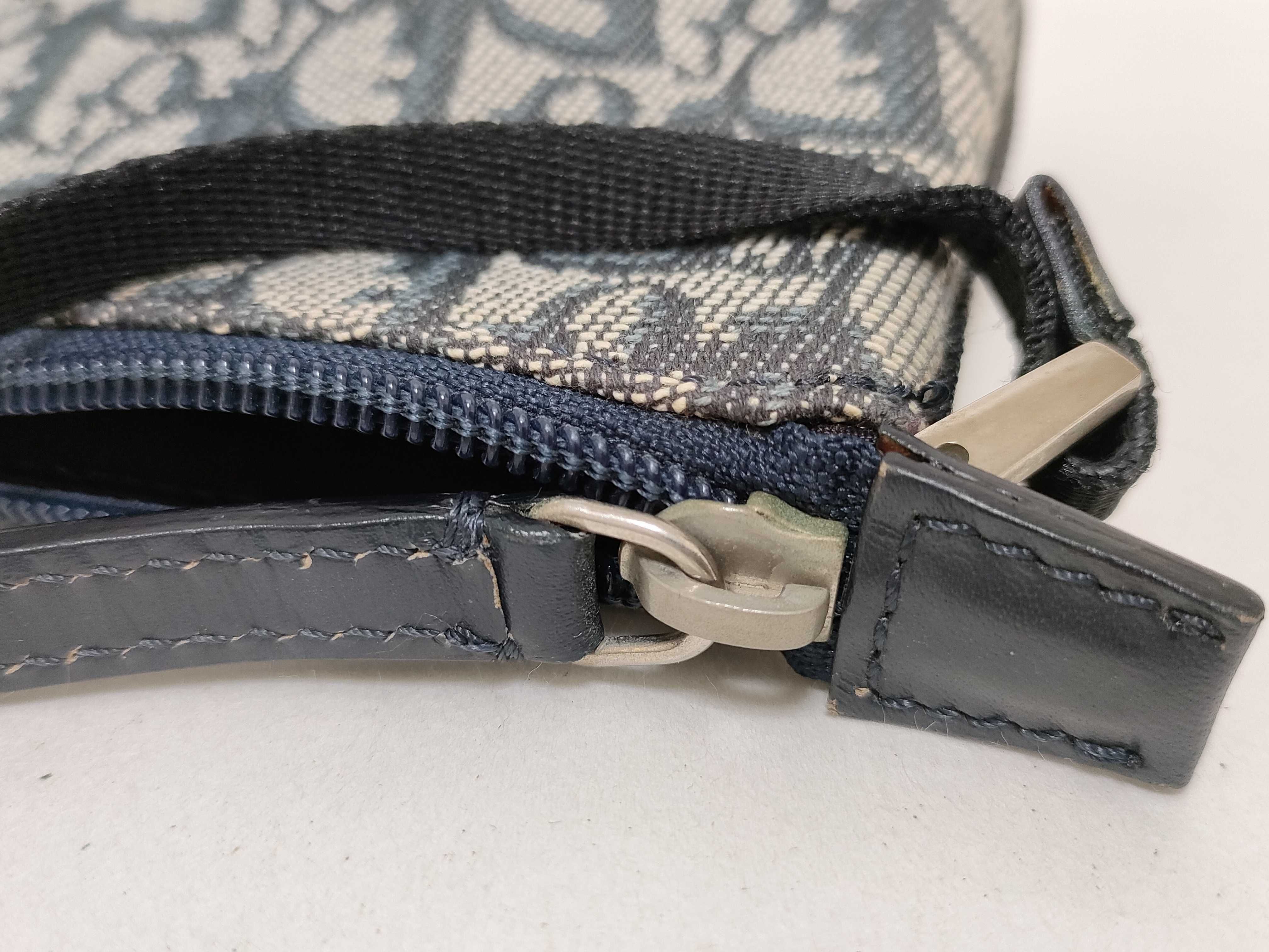 Trotter Dior Shoulder Bag Trotter Canvas Navy Blue Shoulder Bag — view 14