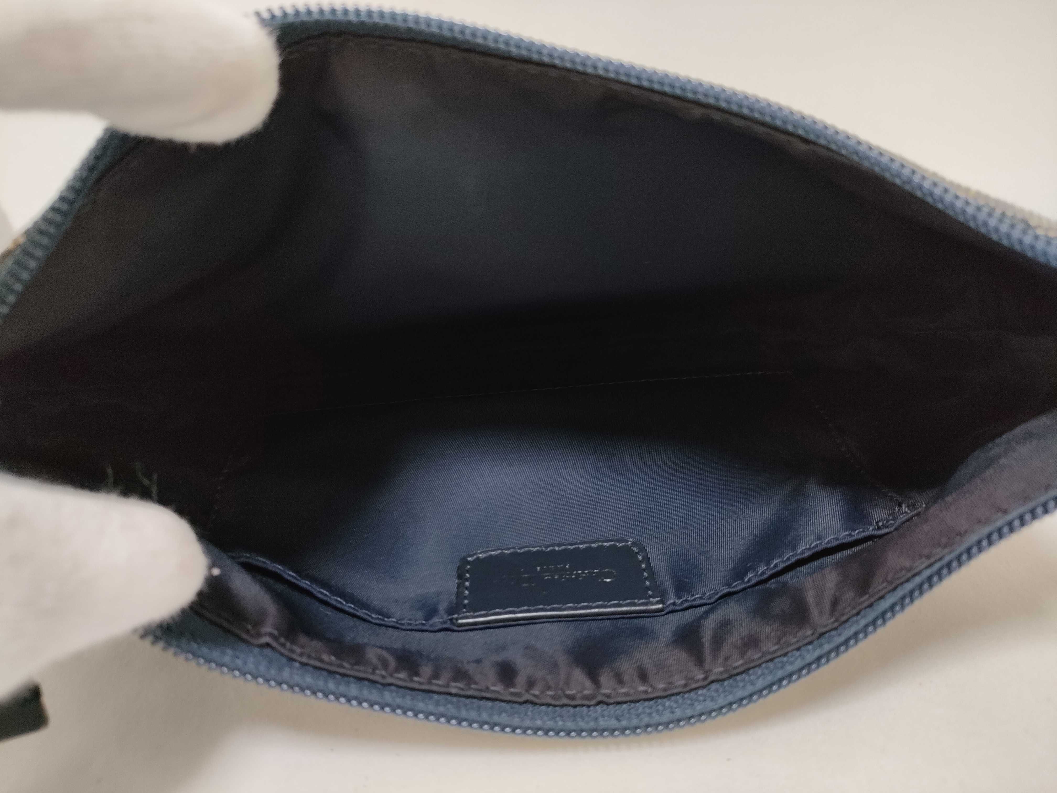 Trotter Dior Shoulder Bag Trotter Canvas Navy Blue Shoulder Bag — view 10