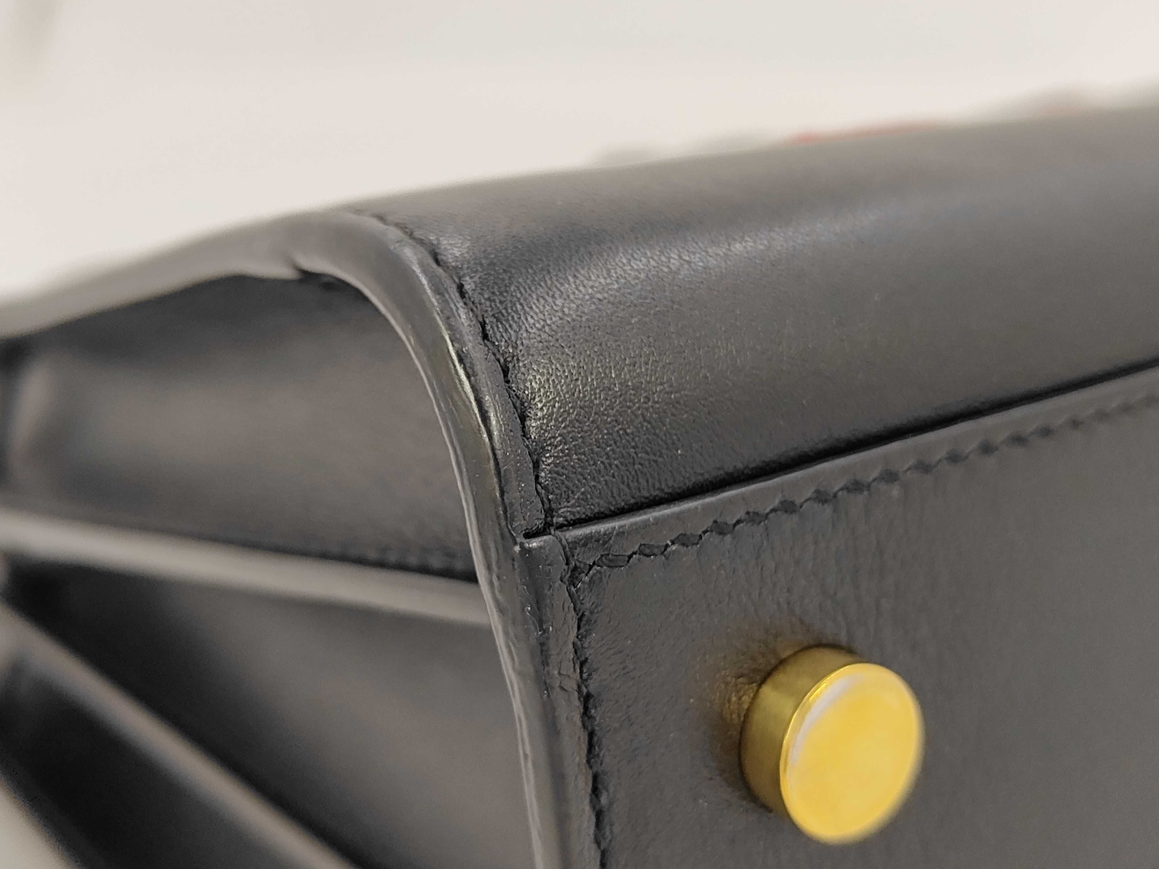 Sac de Jour 2-Way Shoulder Bag LOVE Applique Black Shoulder Bag — view 6