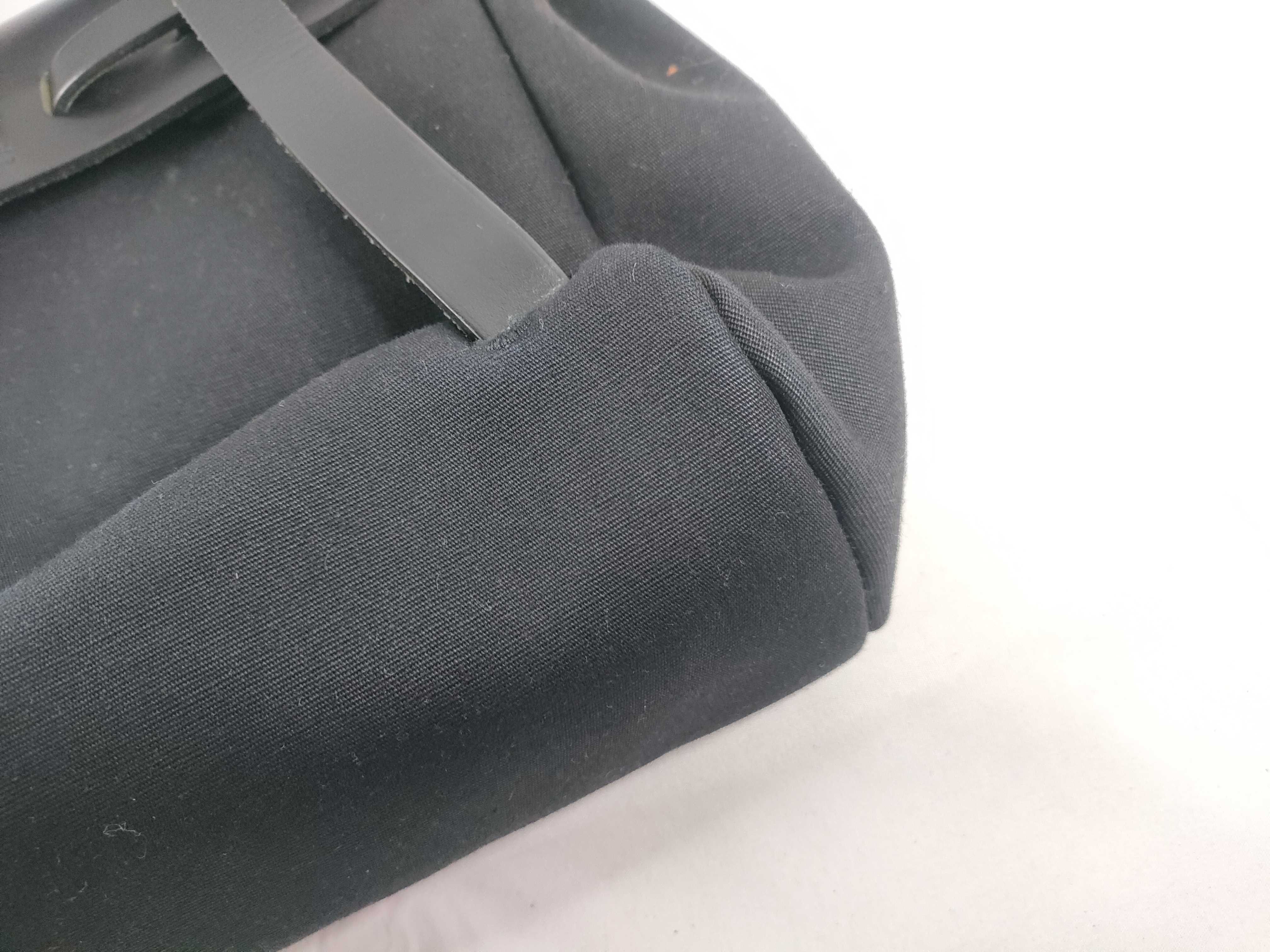 Herbag Ad PM Toile Officier x Vache Hunter Black Silver Hardware G: 2003 Tote Bag — view 5