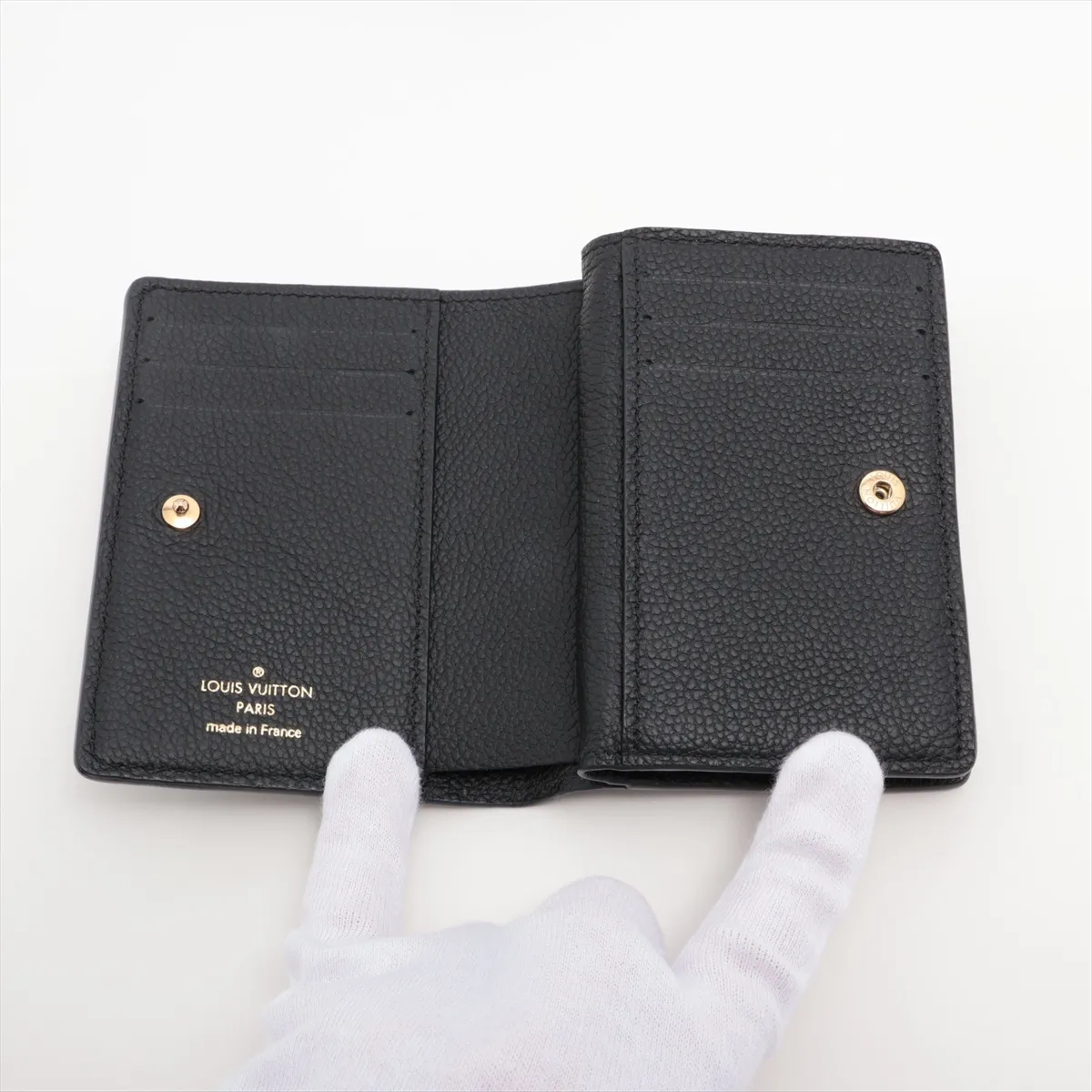 Monogram Empreinte Portefeuille Claire M80151 Noir Compact Wallet (RFID detected) — view 3