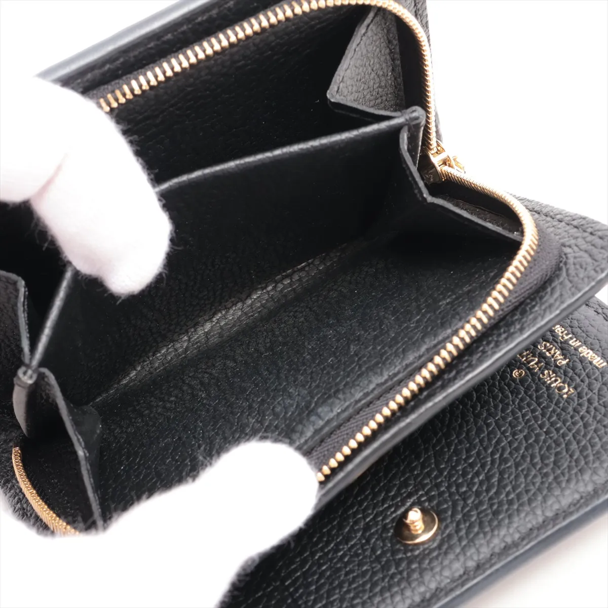 Monogram Empreinte Portefeuille Claire M80151 Noir Compact Wallet (RFID detected) — view 6