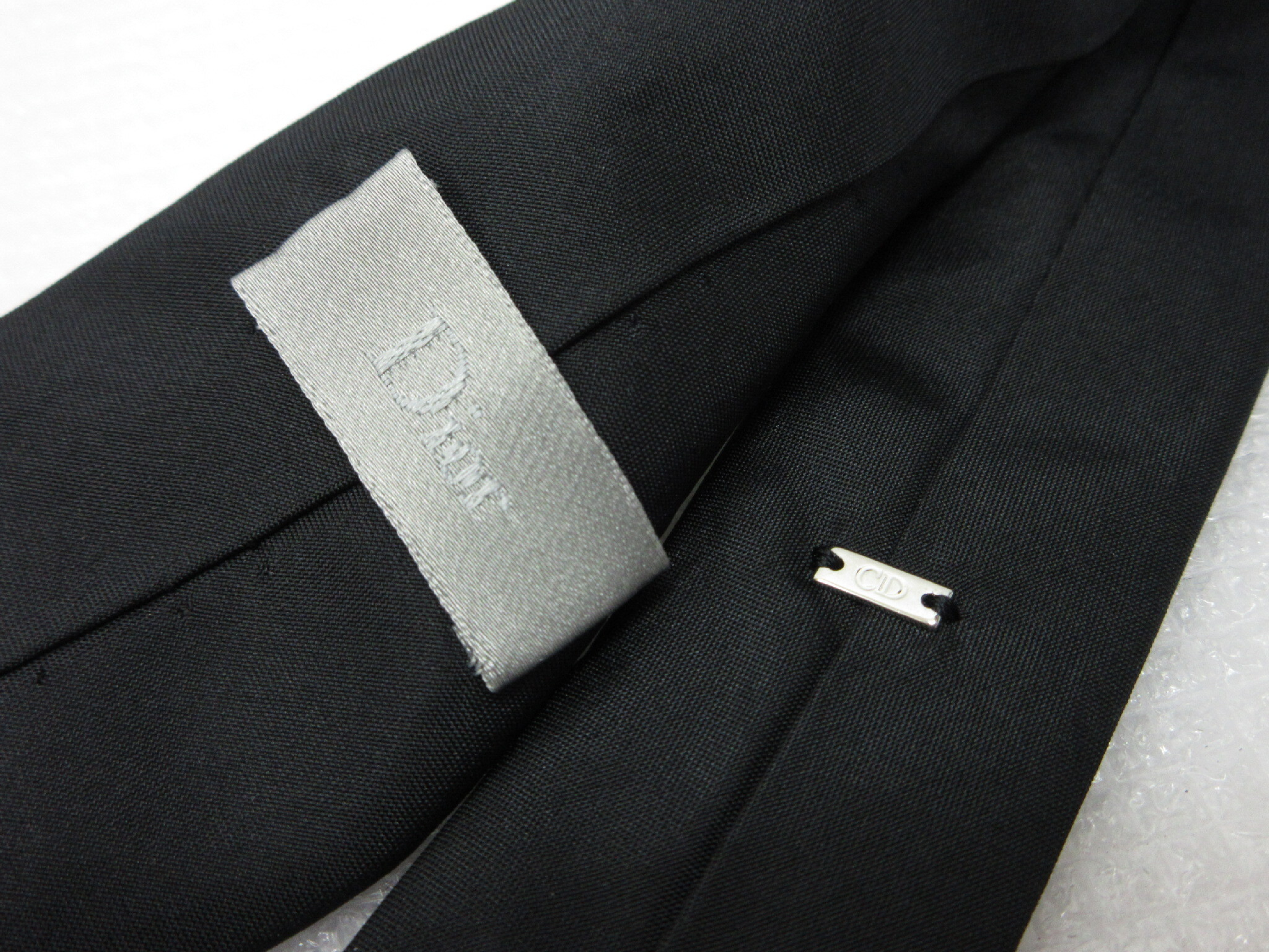 silk tie, black, other accessories. — view 6