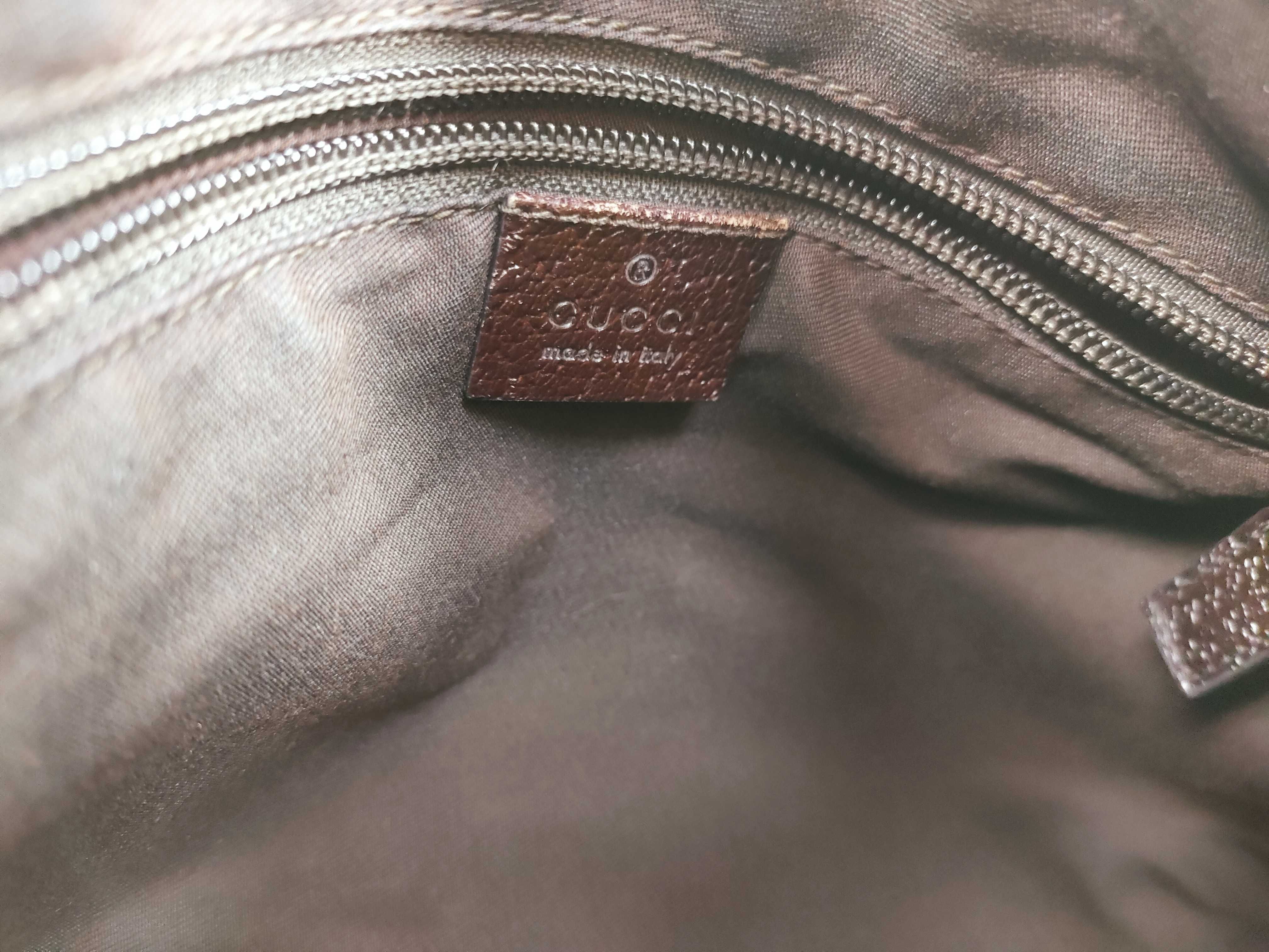 GG Supreme Gucci GG Canvas One-Shoulder Bag 189752 Beige Shoulder Bag — view 11