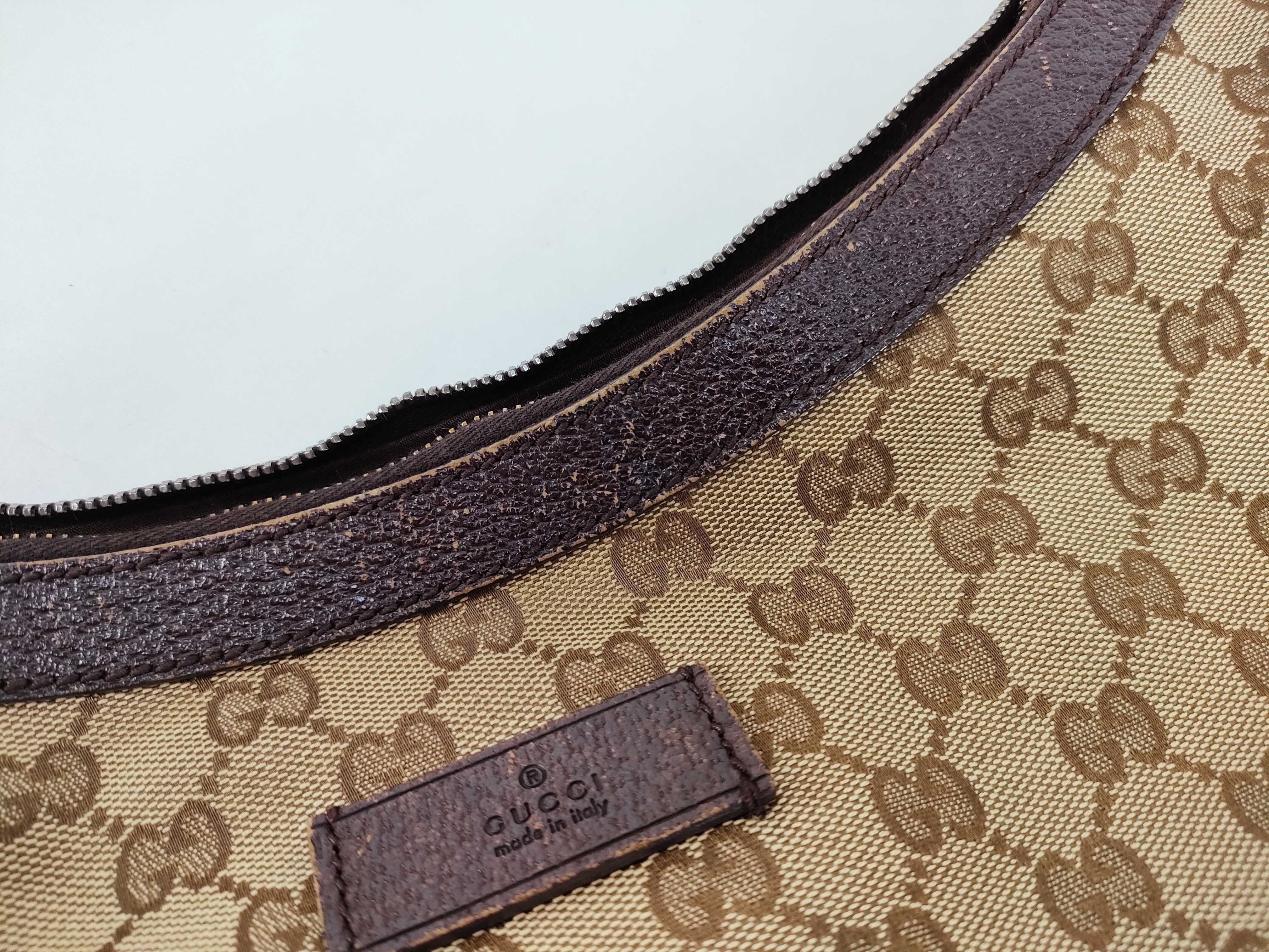 GG Supreme Gucci GG Canvas One-Shoulder Bag 189752 Beige Shoulder Bag — view 13