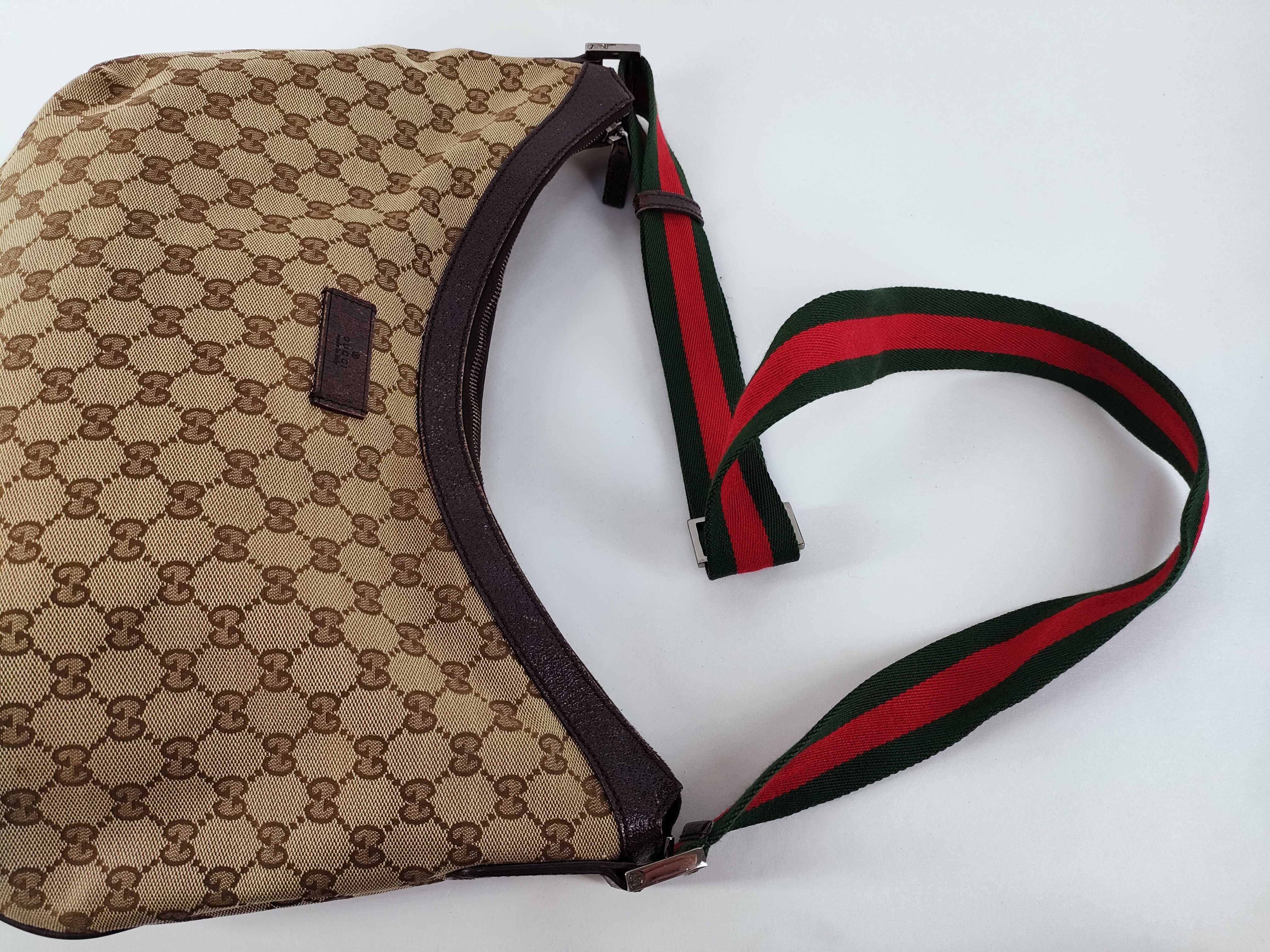 GG Supreme Gucci GG Canvas One-Shoulder Bag 189752 Beige Shoulder Bag — view 3
