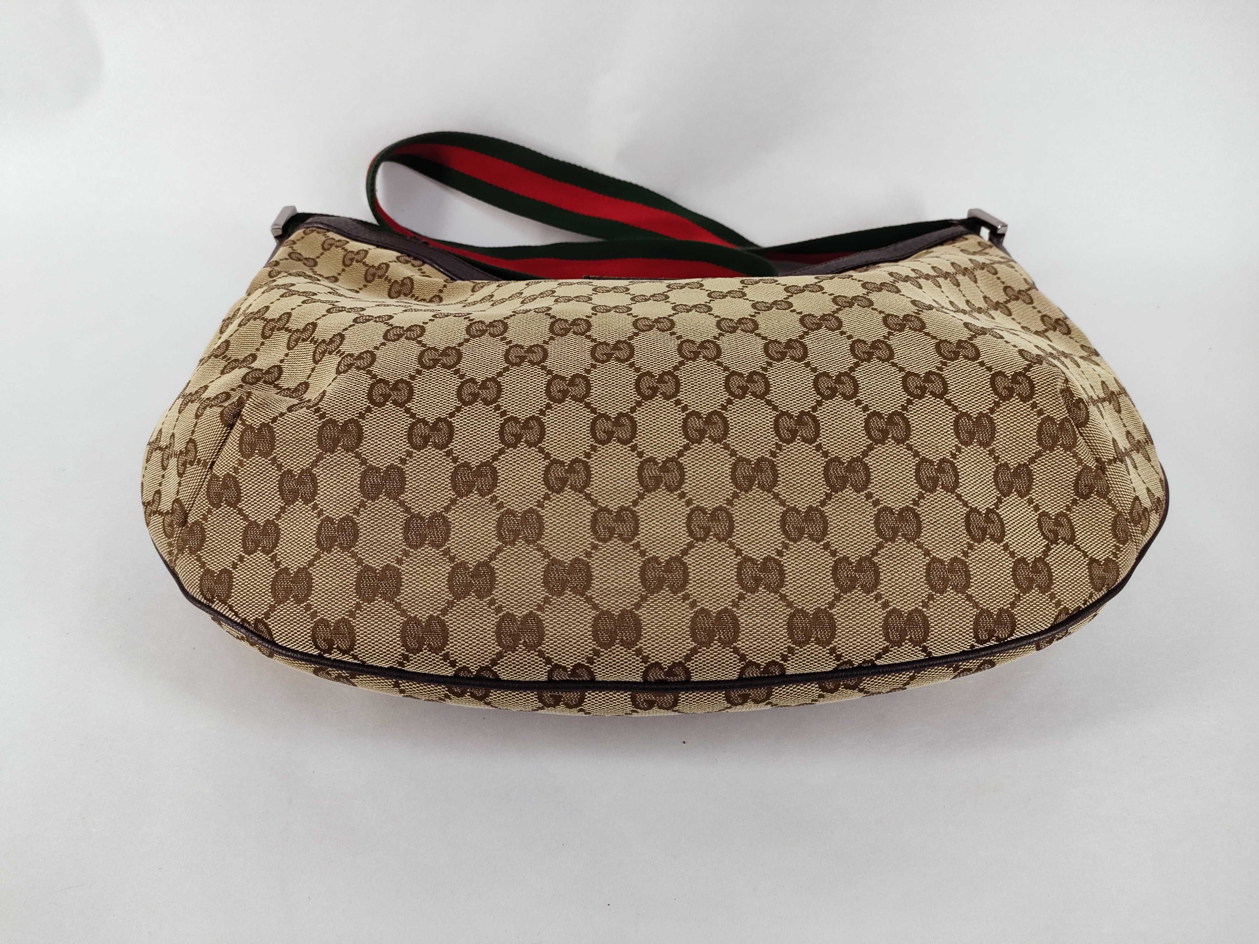 GG Supreme Gucci GG Canvas One-Shoulder Bag 189752 Beige Shoulder Bag — view 7