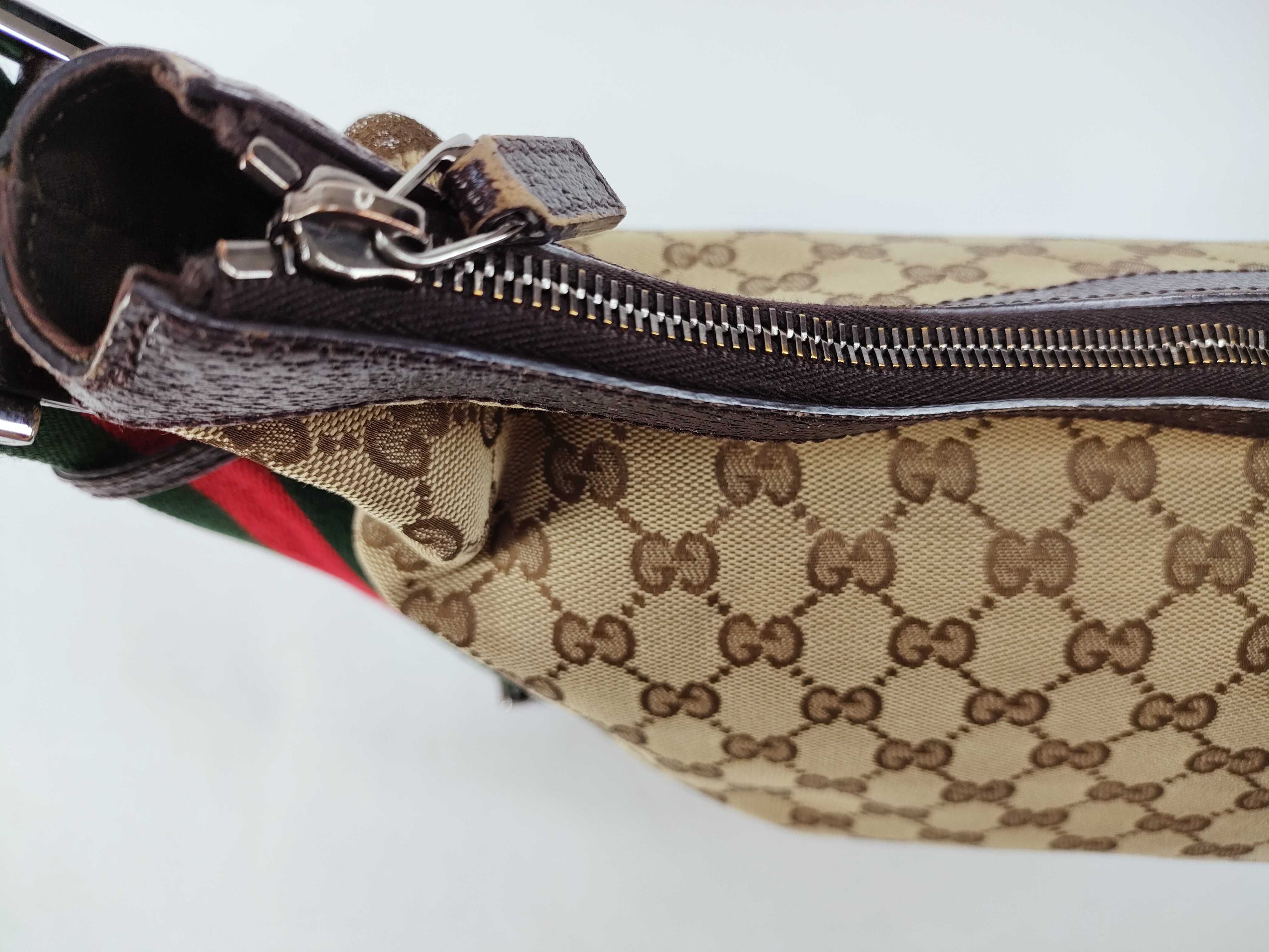 GG Supreme Gucci GG Canvas One-Shoulder Bag 189752 Beige Shoulder Bag — view 8