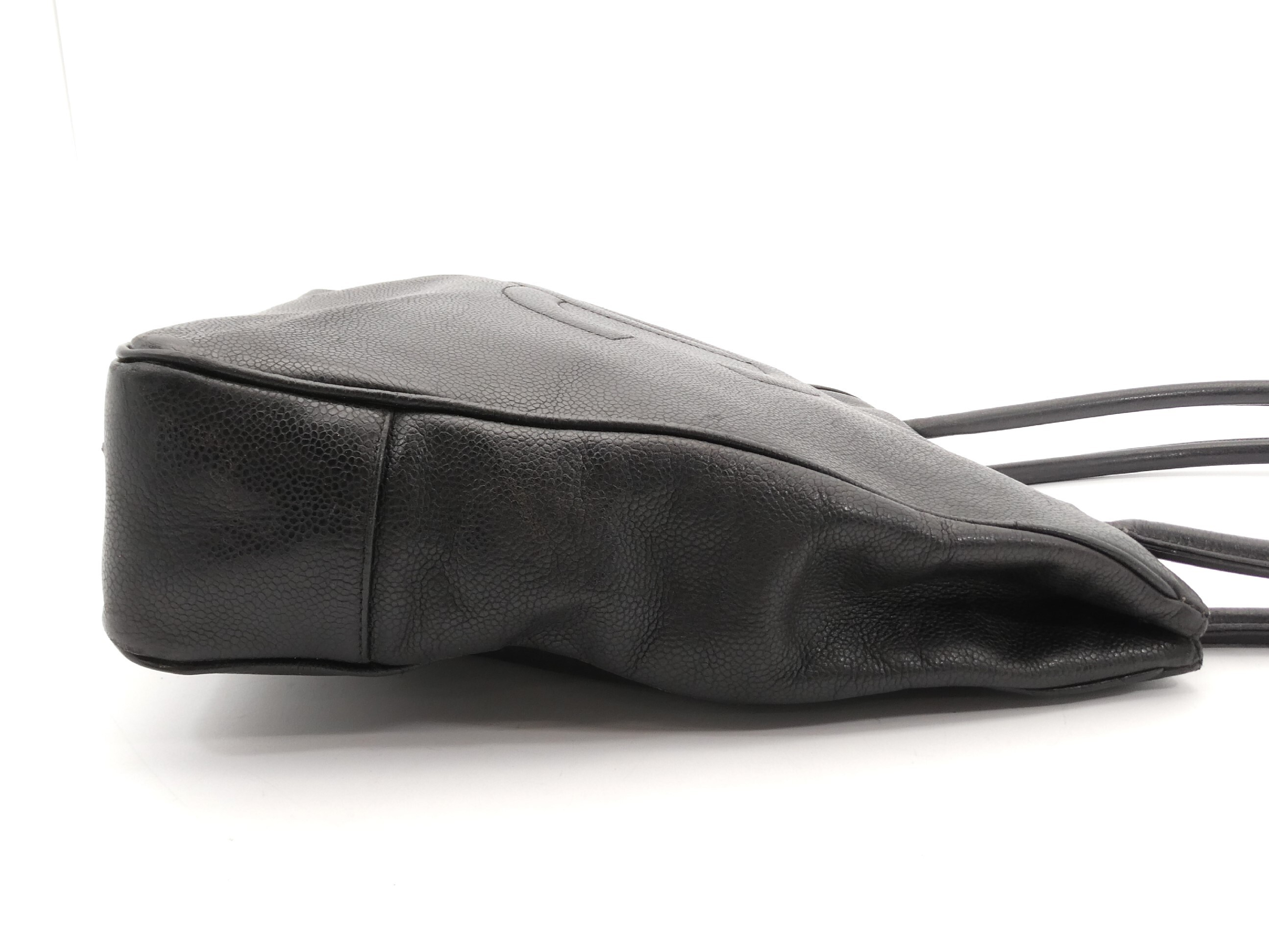 Caviar Skin Coco Mark Shoulder Bag — view 4