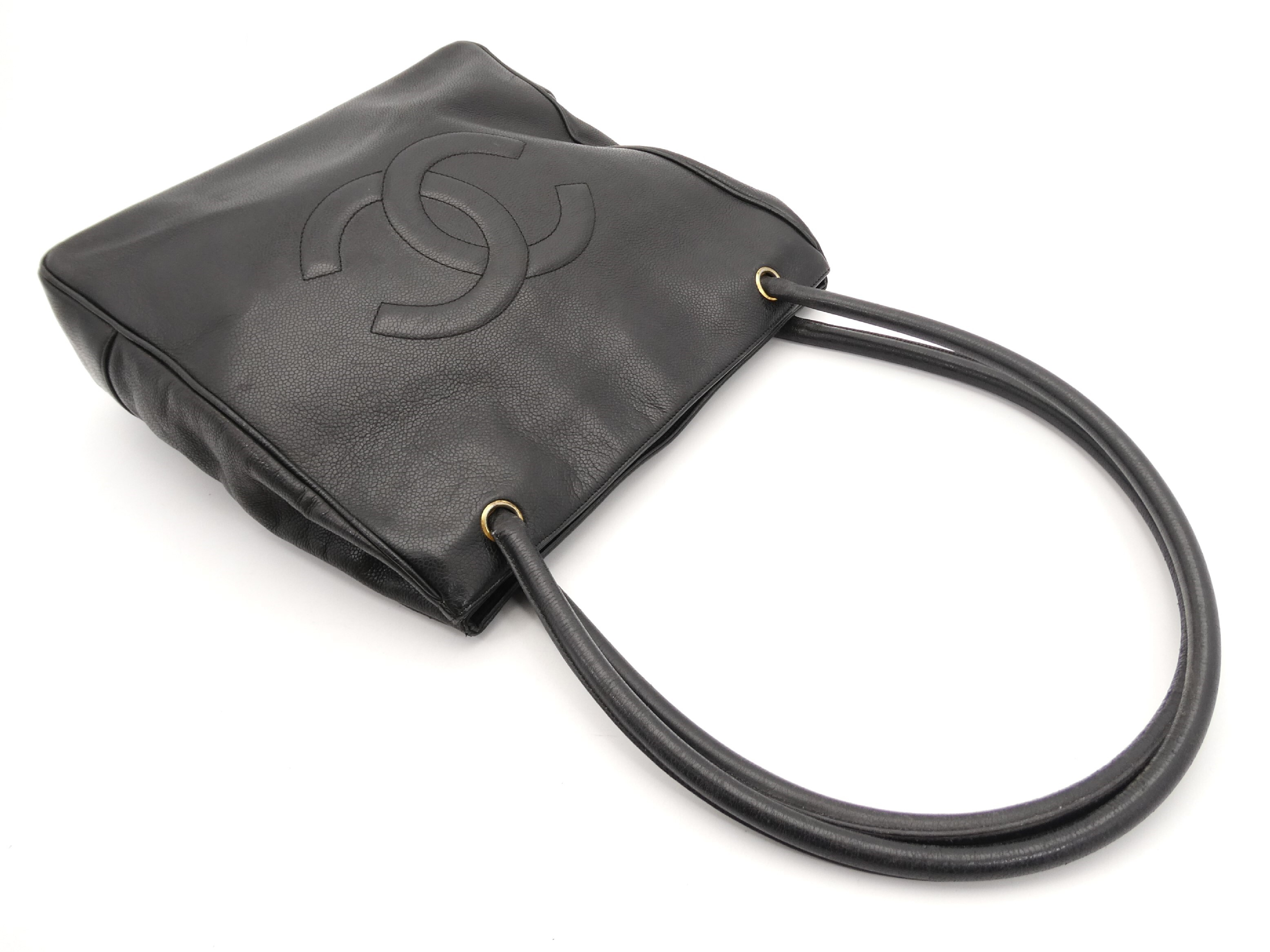 Caviar Skin Coco Mark Shoulder Bag — view 6
