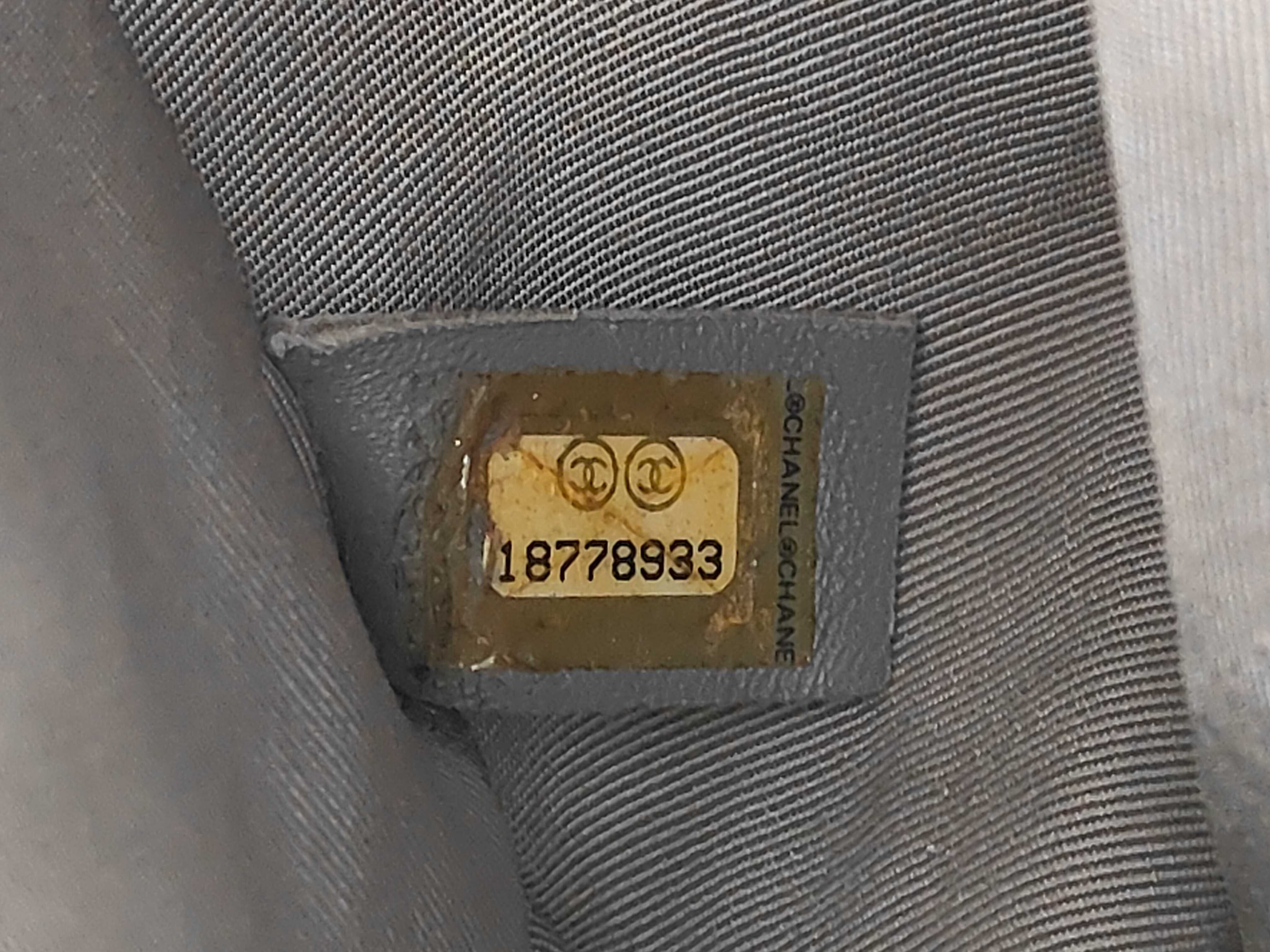 Boy Chanel Black Matte Silver Wild Stitch Shoulder Bag (Serial Number 18) — view 9