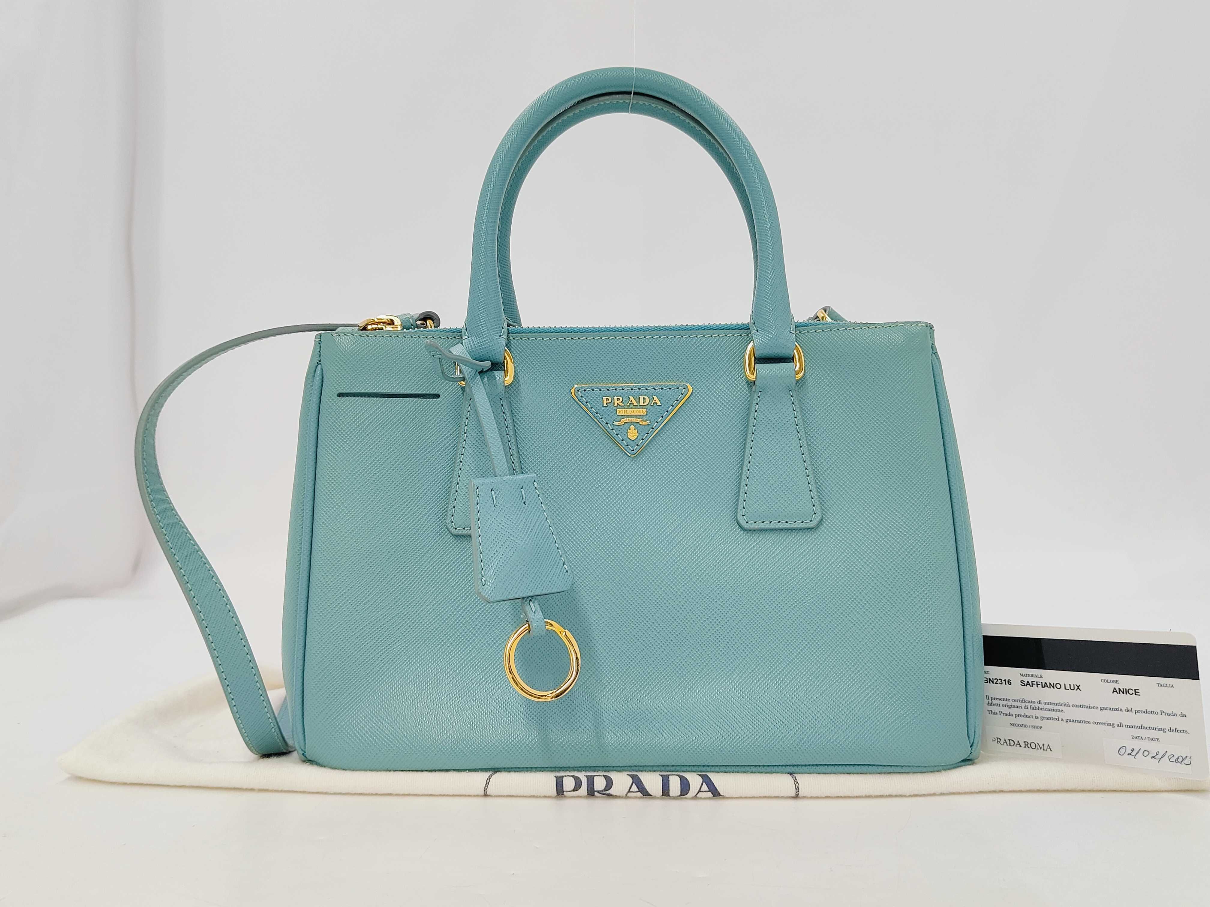 Galleria 2-way Blue Handbag
