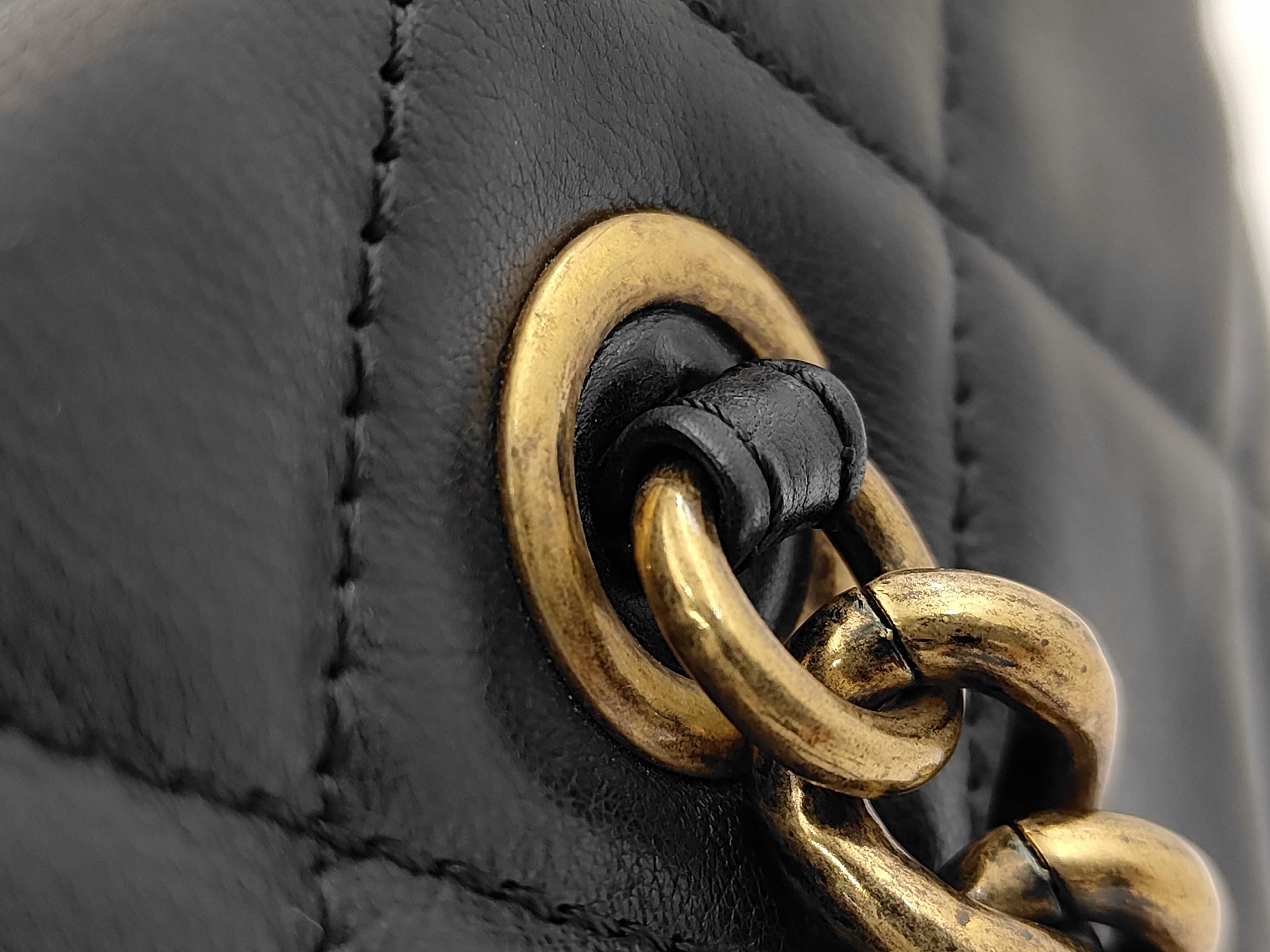 Matelassé Chain Shoulder Bag — view 7