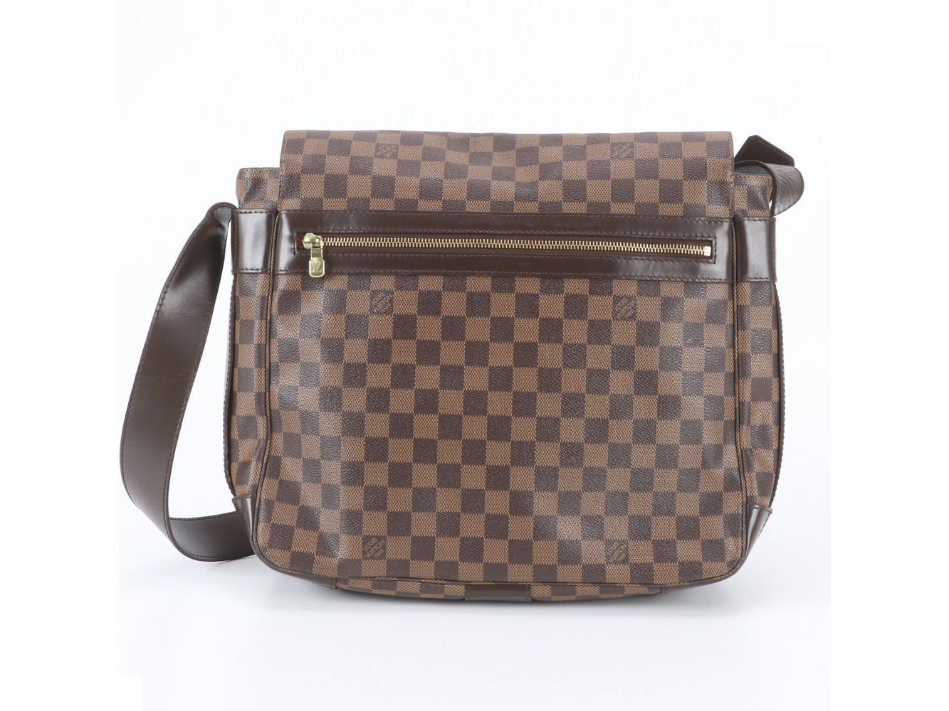 Damier Bastille N45258 Leather Shoulder Bag (Crossbody) — view 3