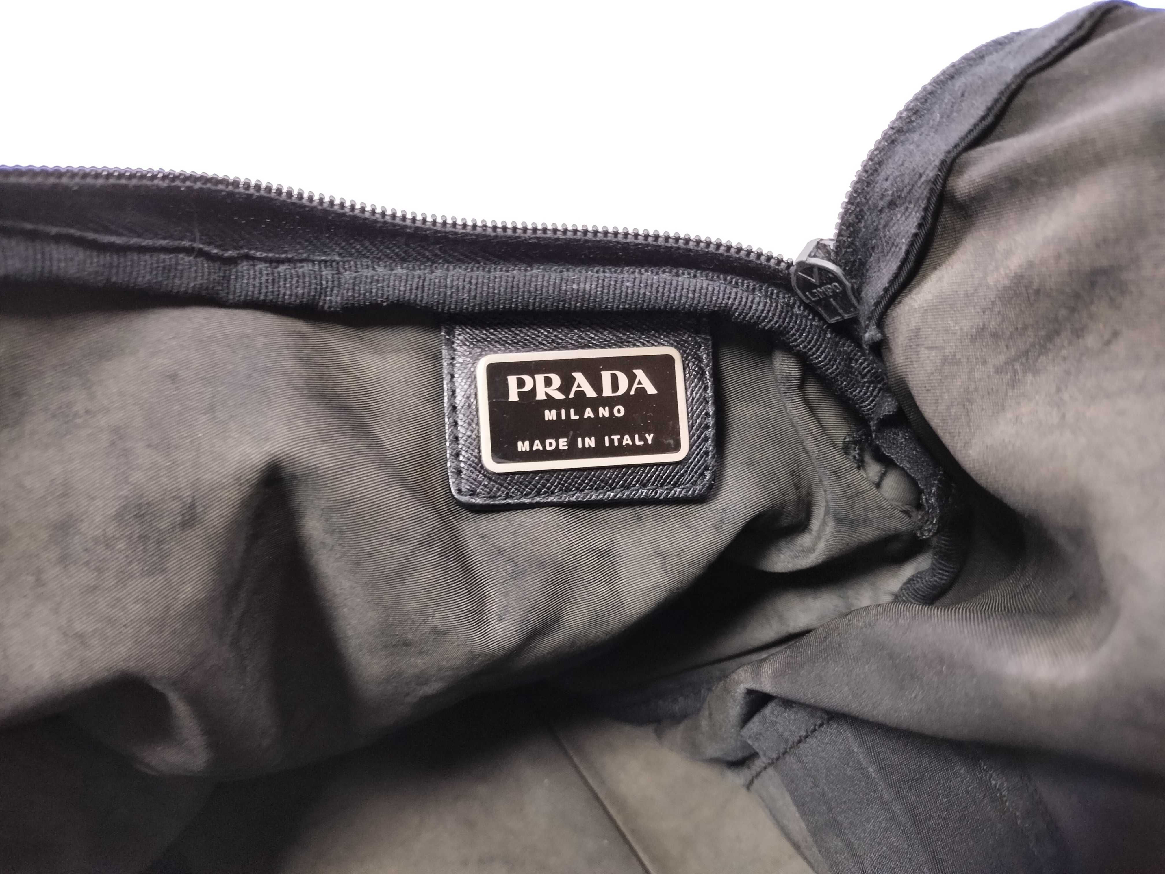 Nylon Triangle Logo Boston Bag — view 12