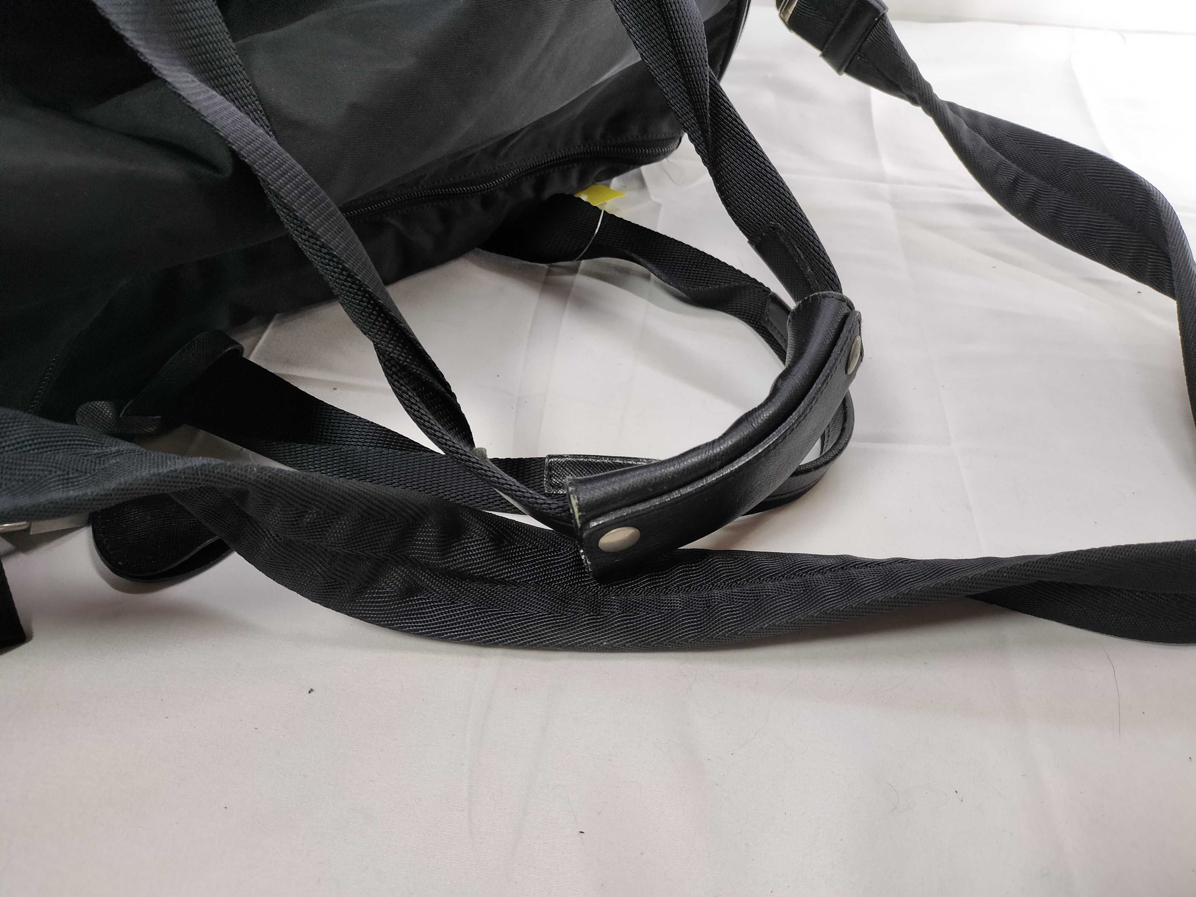 Nylon Triangle Logo Boston Bag — view 3