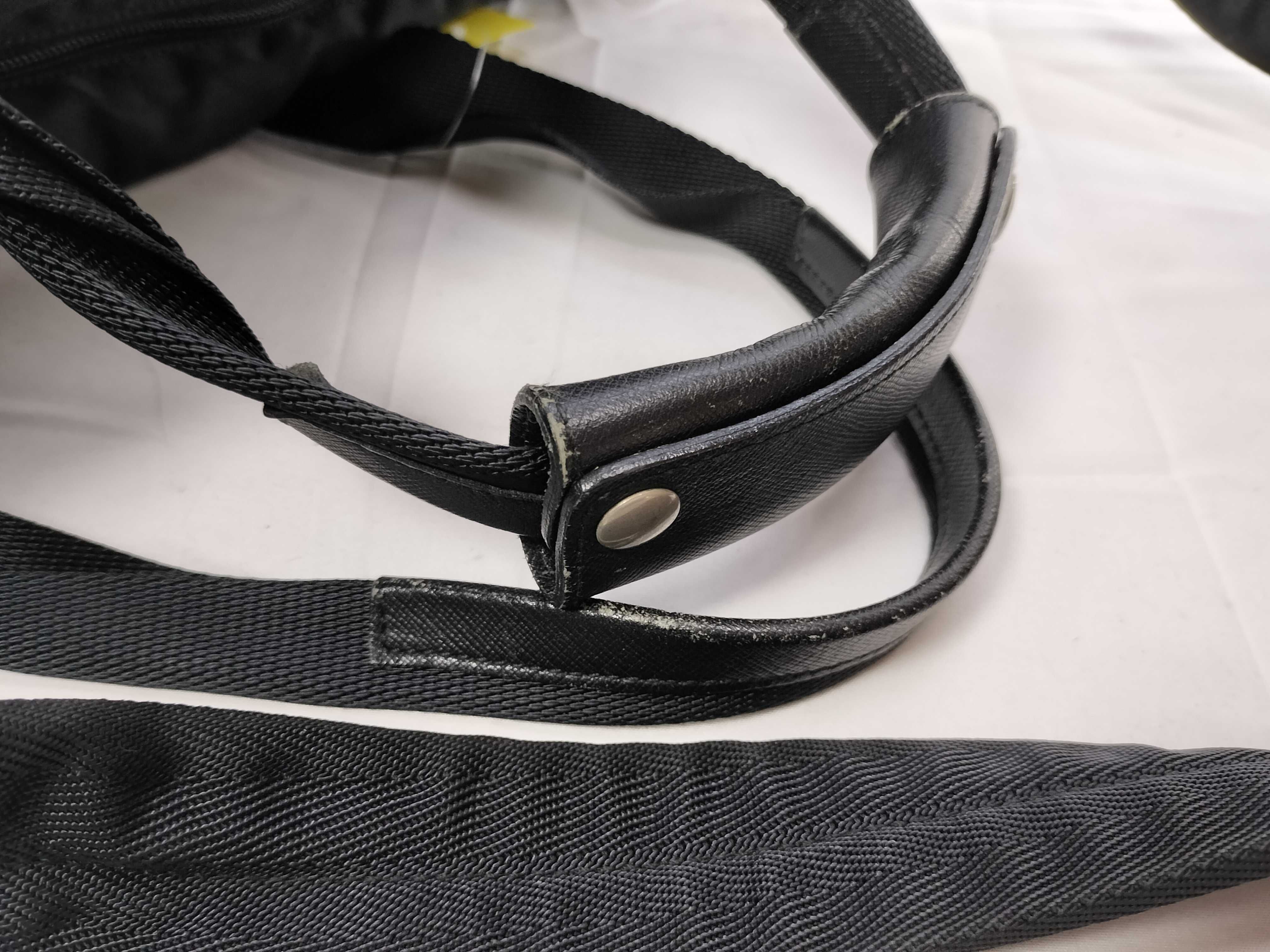 Nylon Triangle Logo Boston Bag — view 4