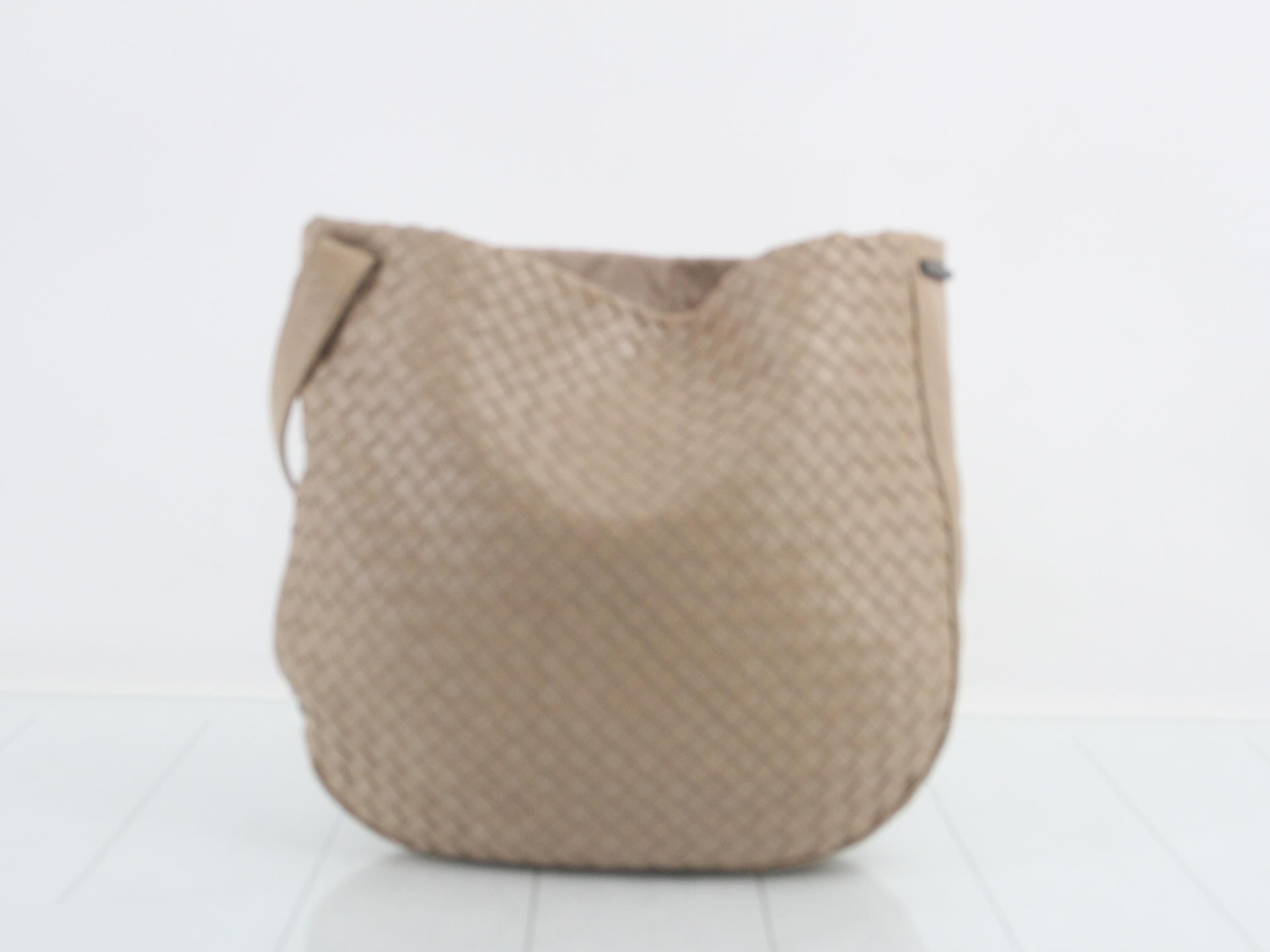 Intrecciato Leather Shoulder Bag — view 2