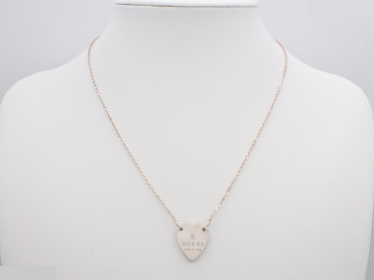 Trademark Heart Necklace, 925 sterling silver, 8.2g, neck circumference approximately 50cm — view 3