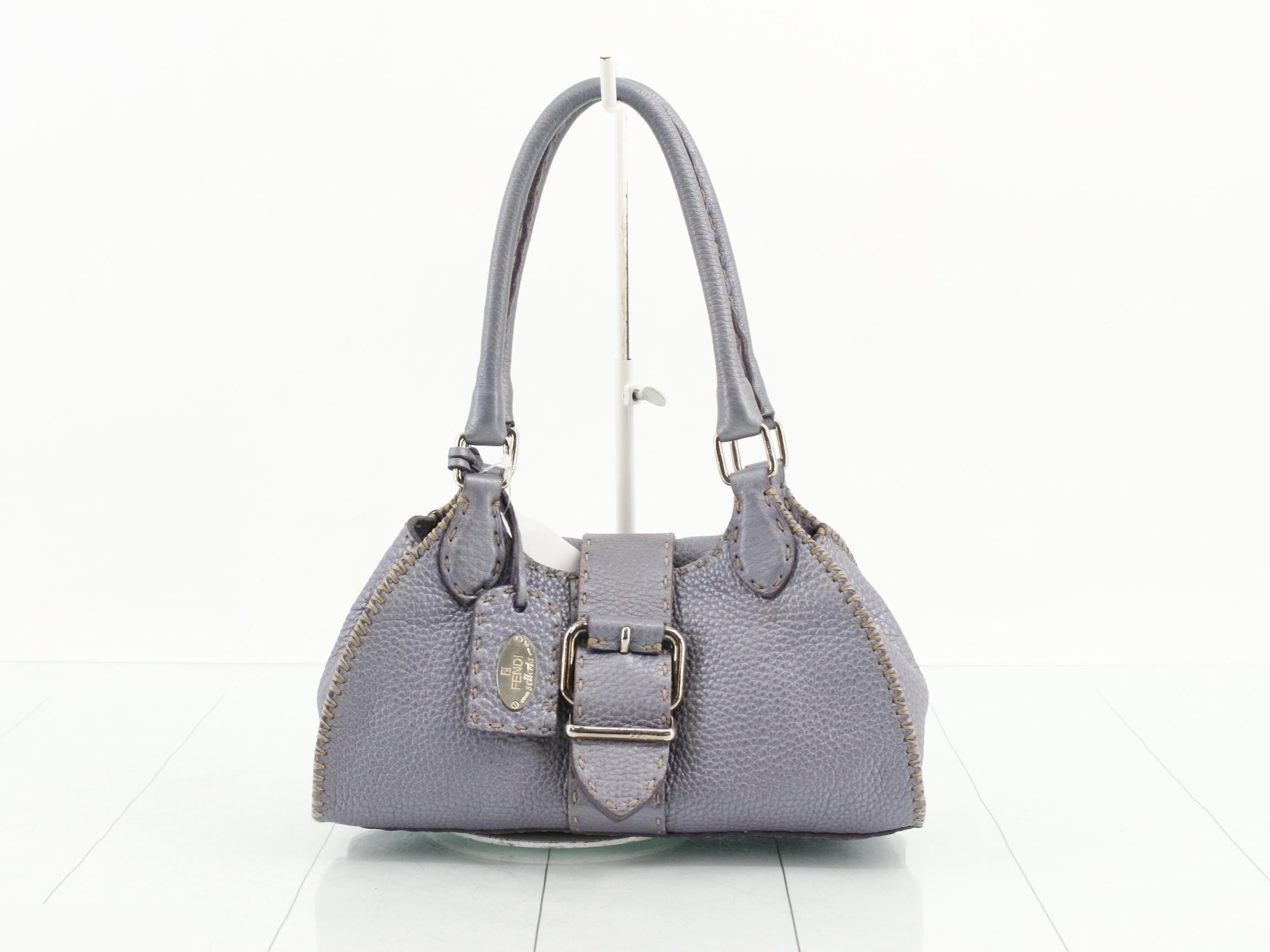 Mini Metallic Leather Selleria Handbag