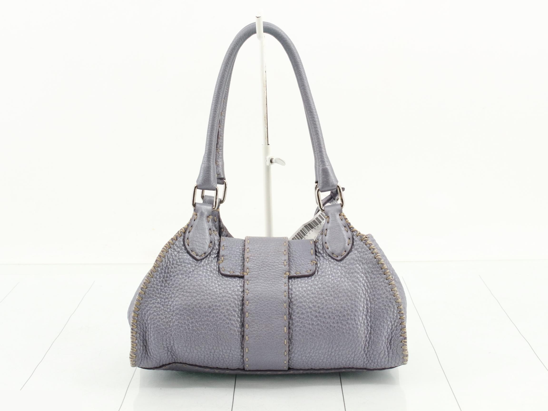 Mini Metallic Leather Selleria Handbag — view 2