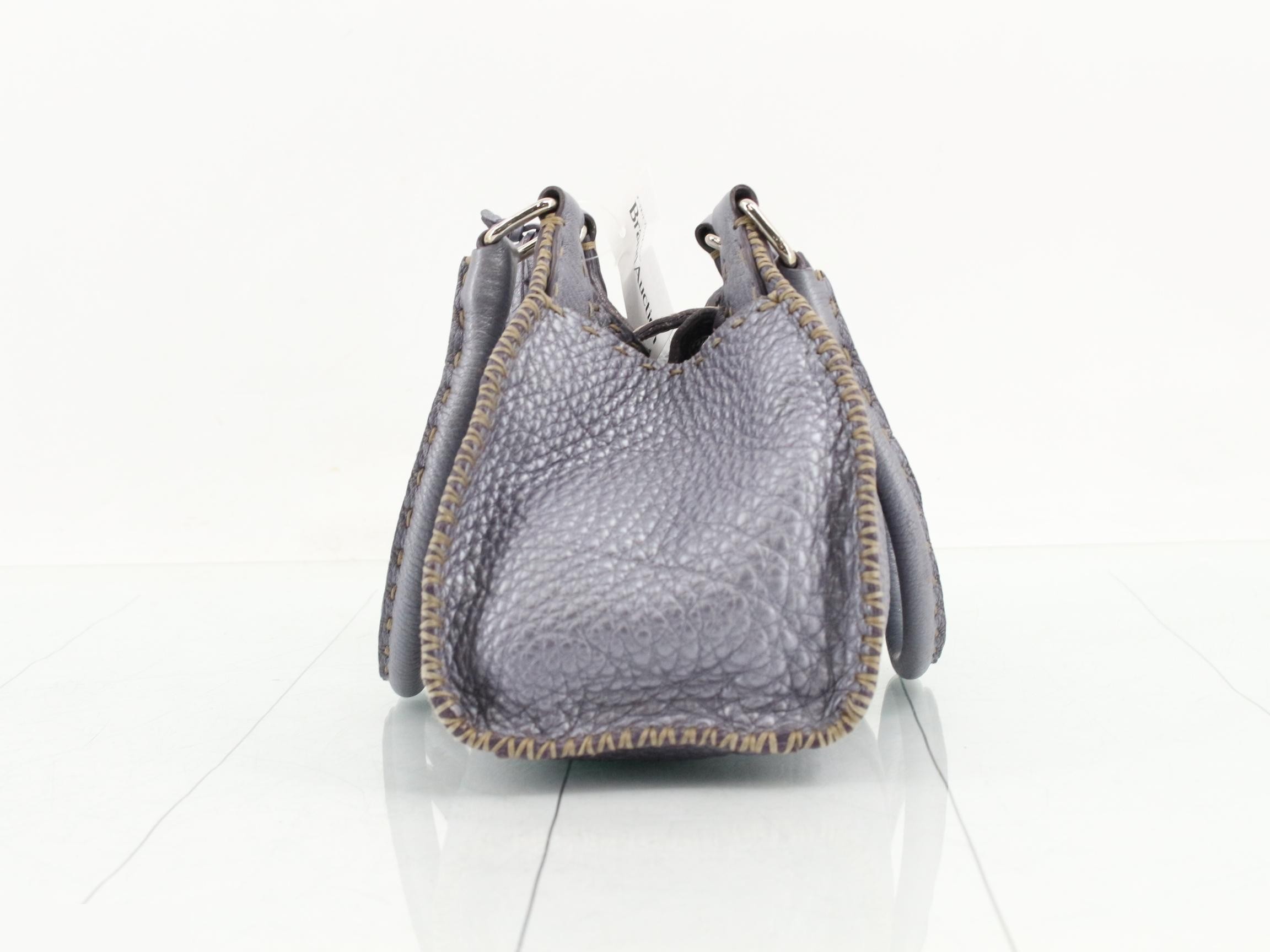 Mini Metallic Leather Selleria Handbag — view 3