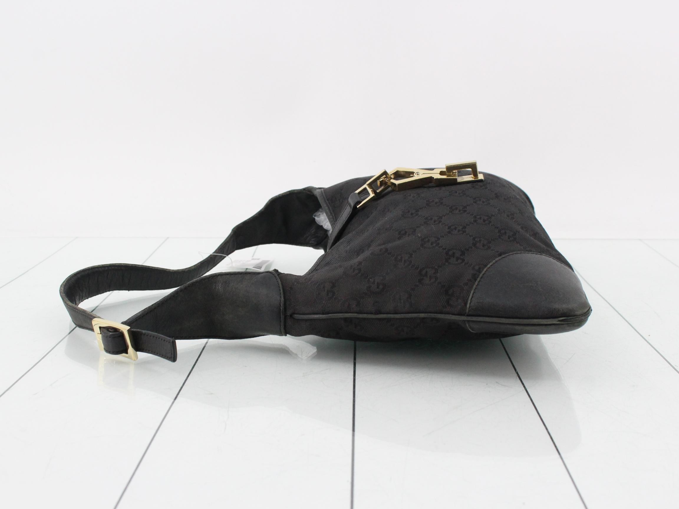 Canvas One-Shoulder Bag, Noir, Jackie, 001 4057 — view 4