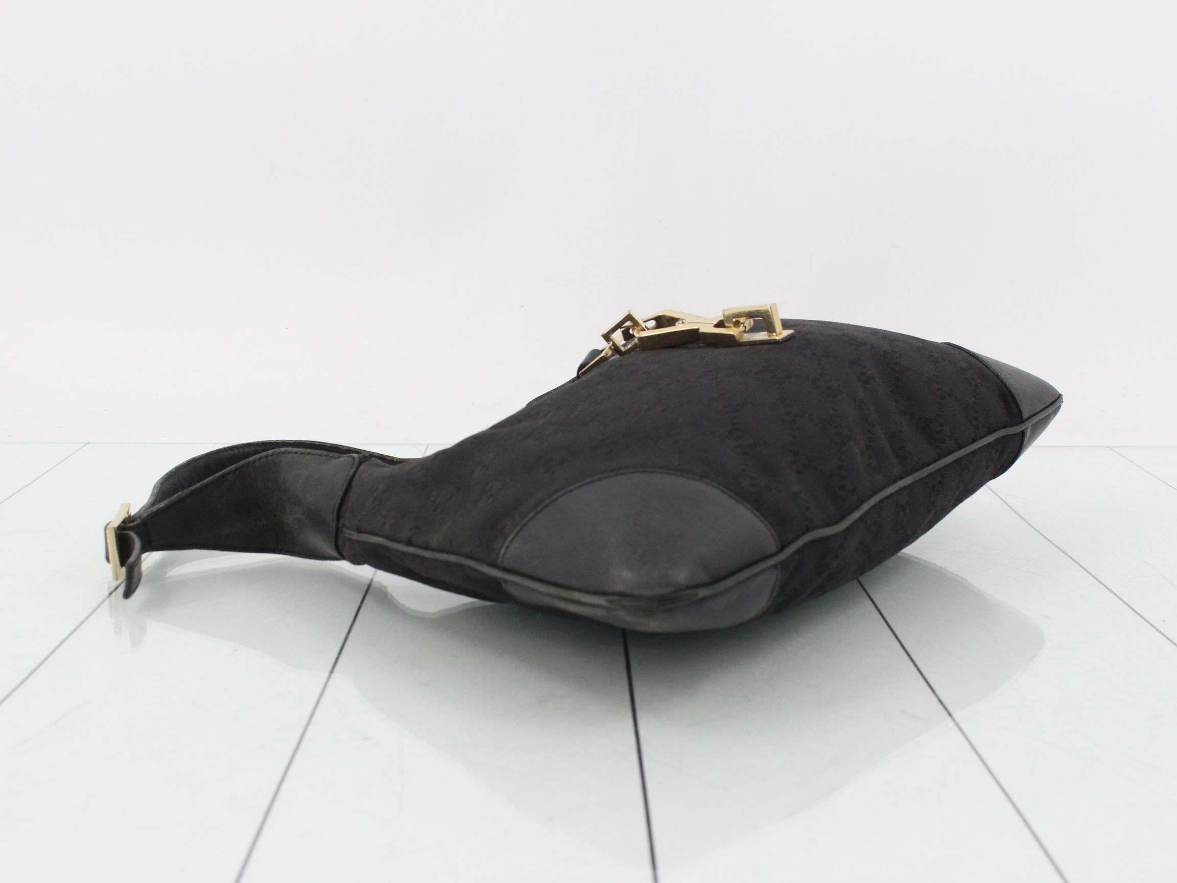 Canvas One-Shoulder Bag, Noir, Jackie, 001 4057 — view 5
