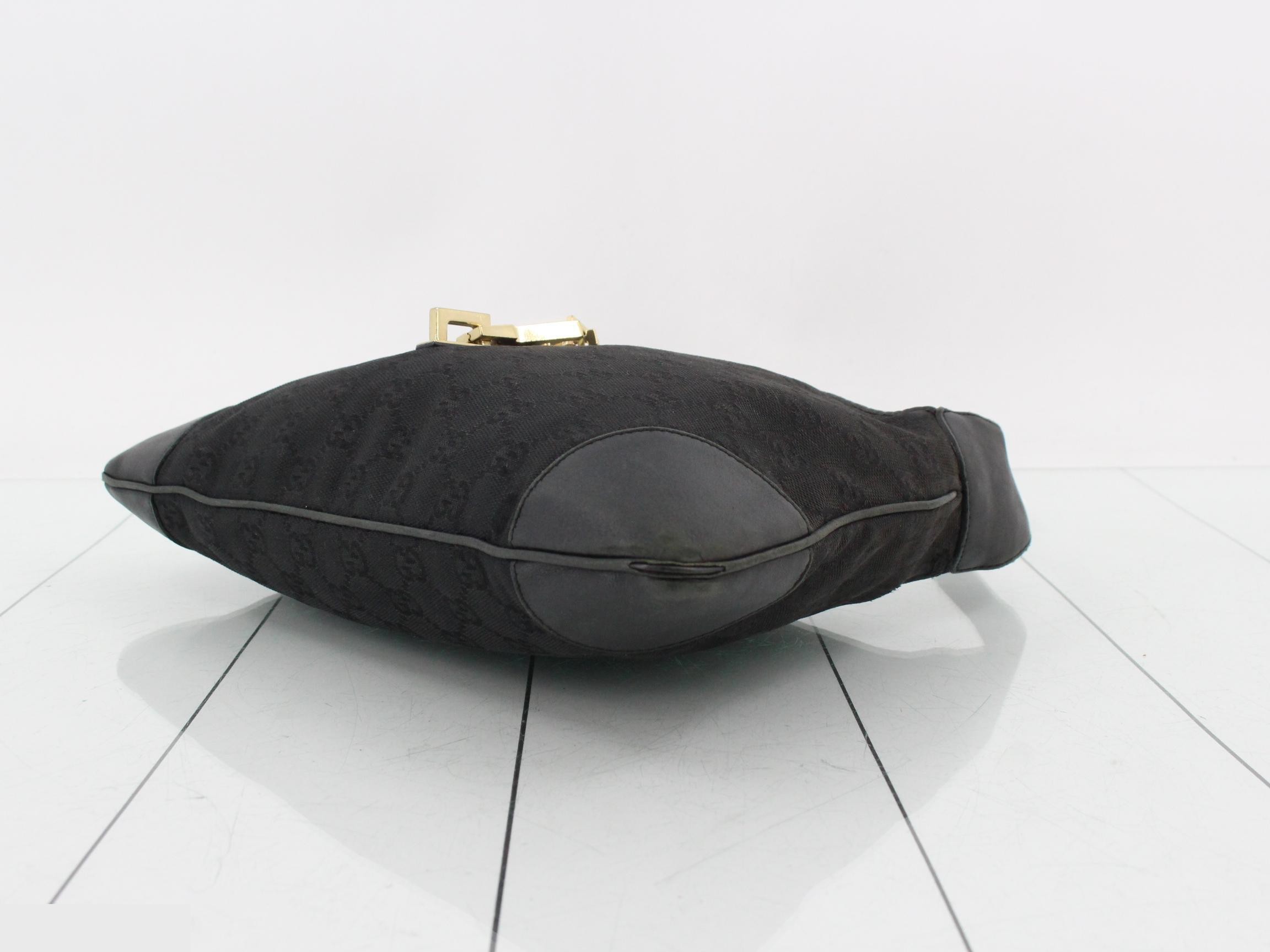 Canvas One-Shoulder Bag, Noir, Jackie, 001 4057 — view 6