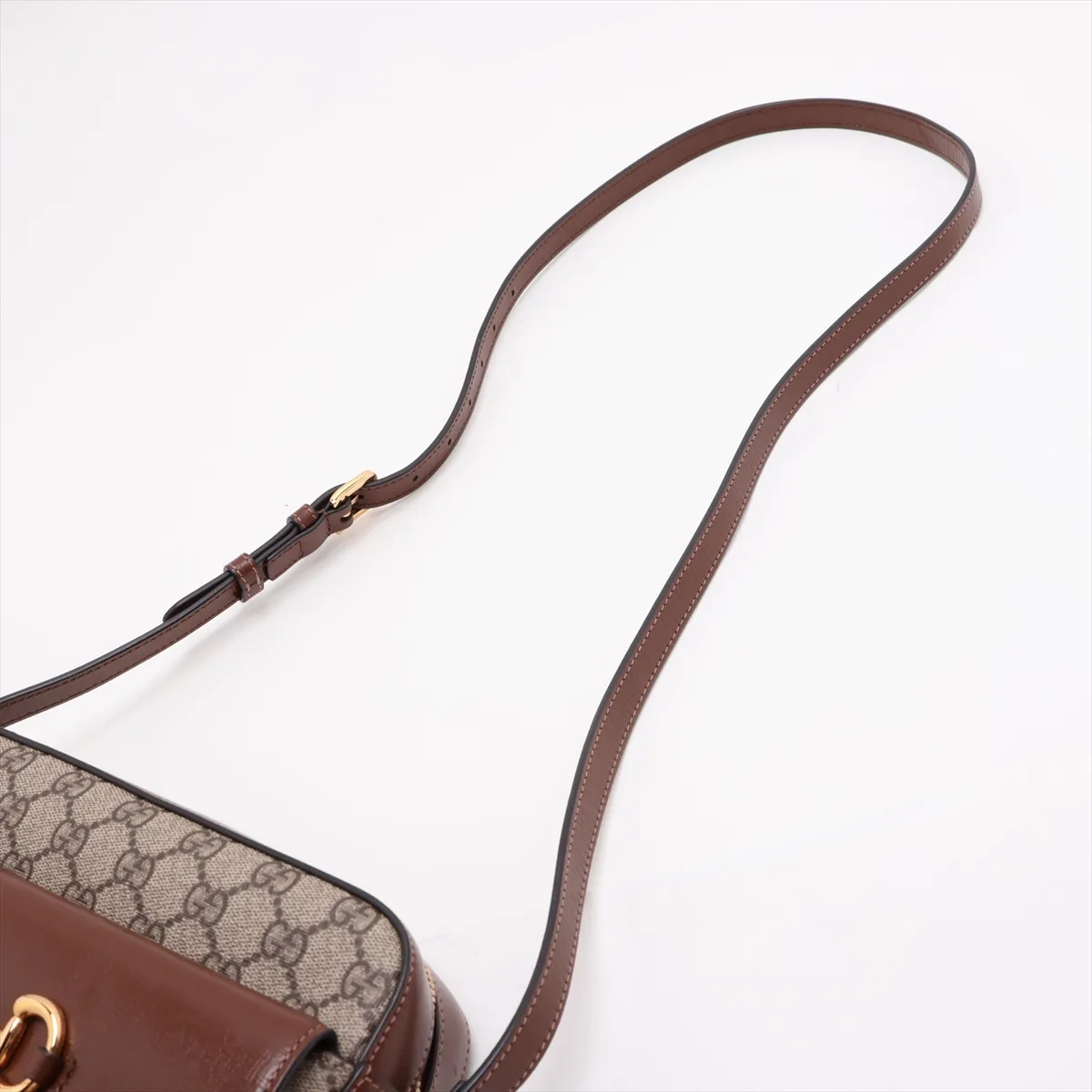 GG Supreme Ophidia PVC x Leather Shoulder Bag, Brown, 645454 — view 5