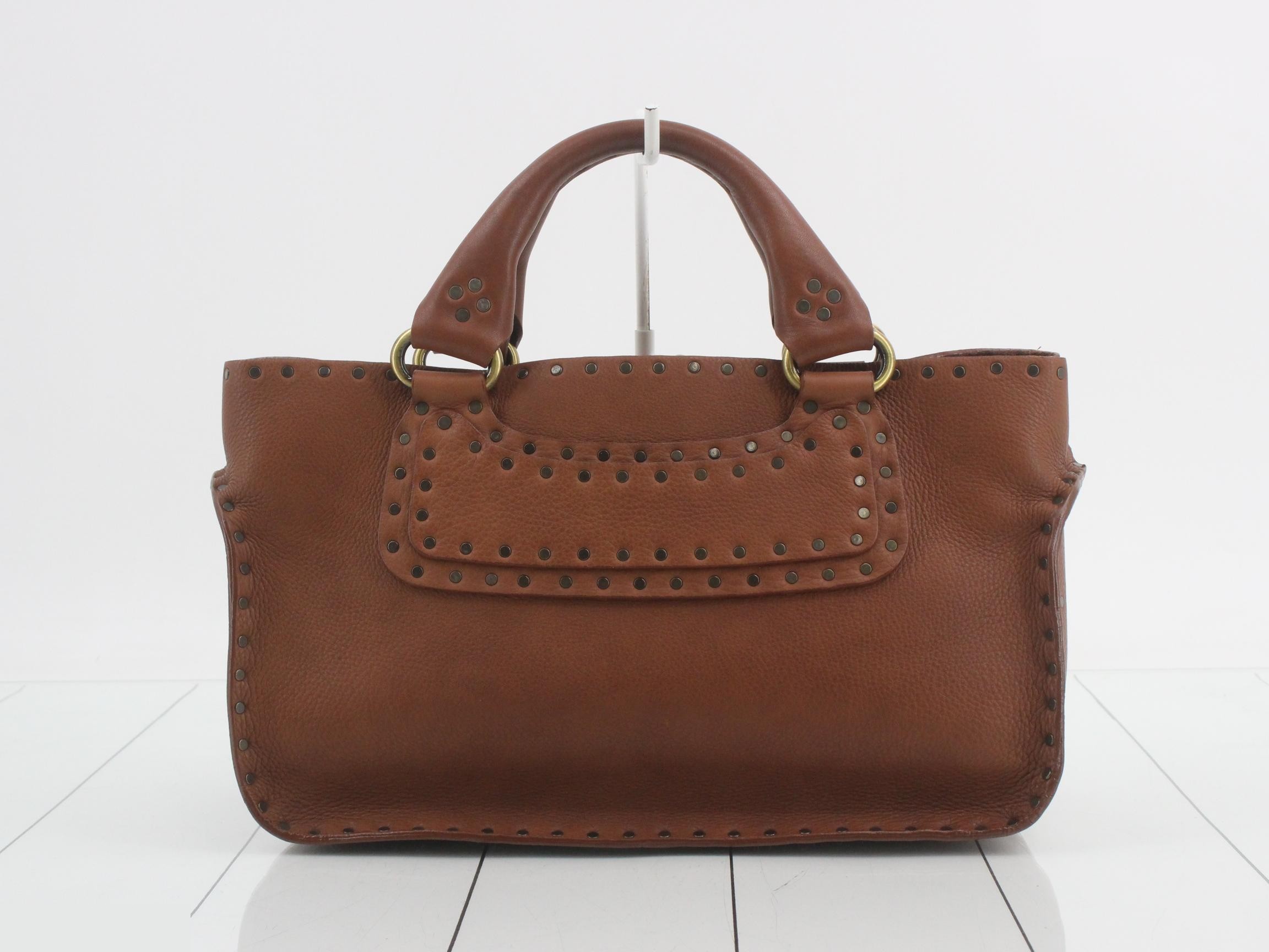 Studded Boogie Leather Handbag