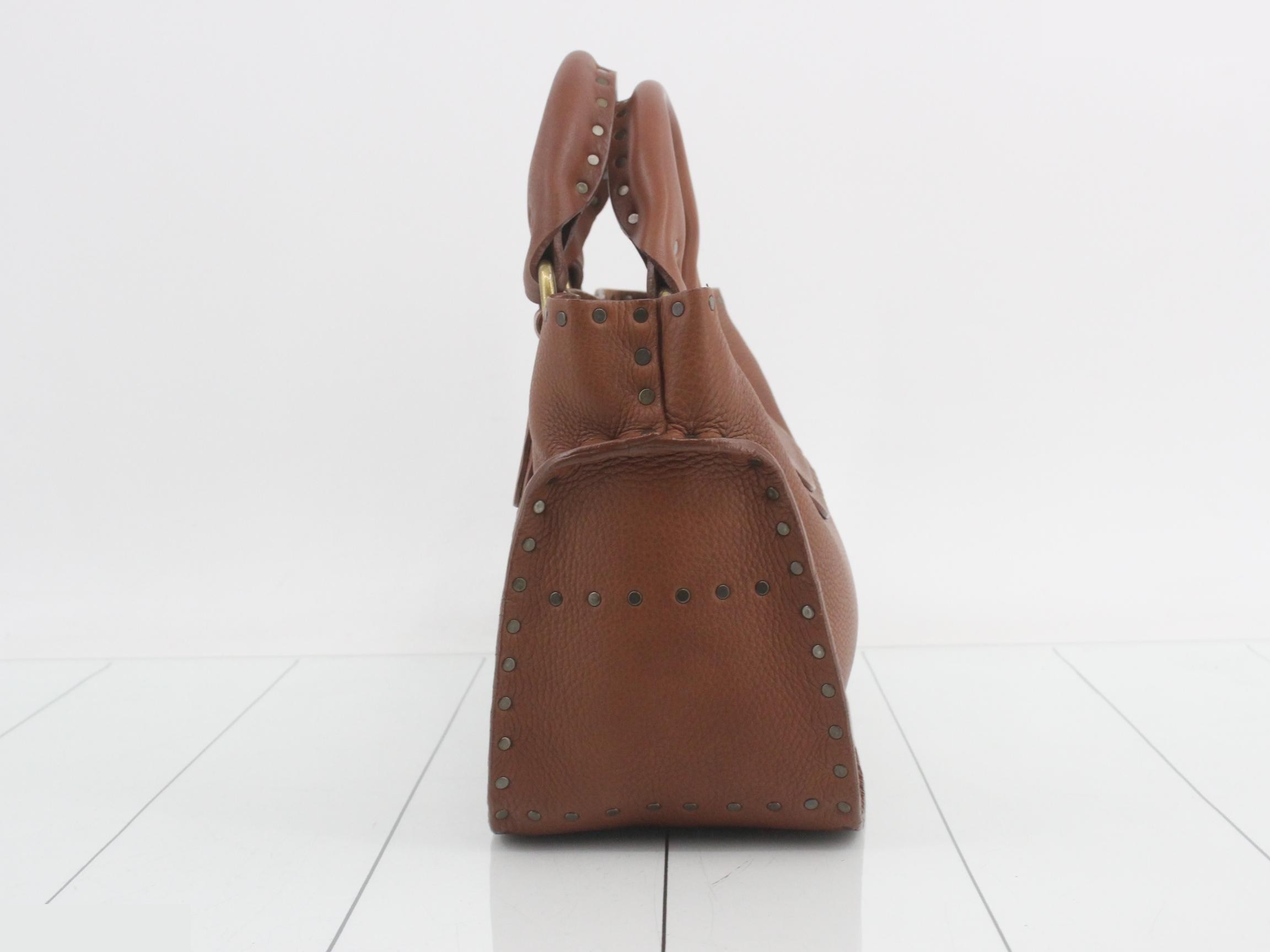 Studded Boogie Leather Handbag — view 3