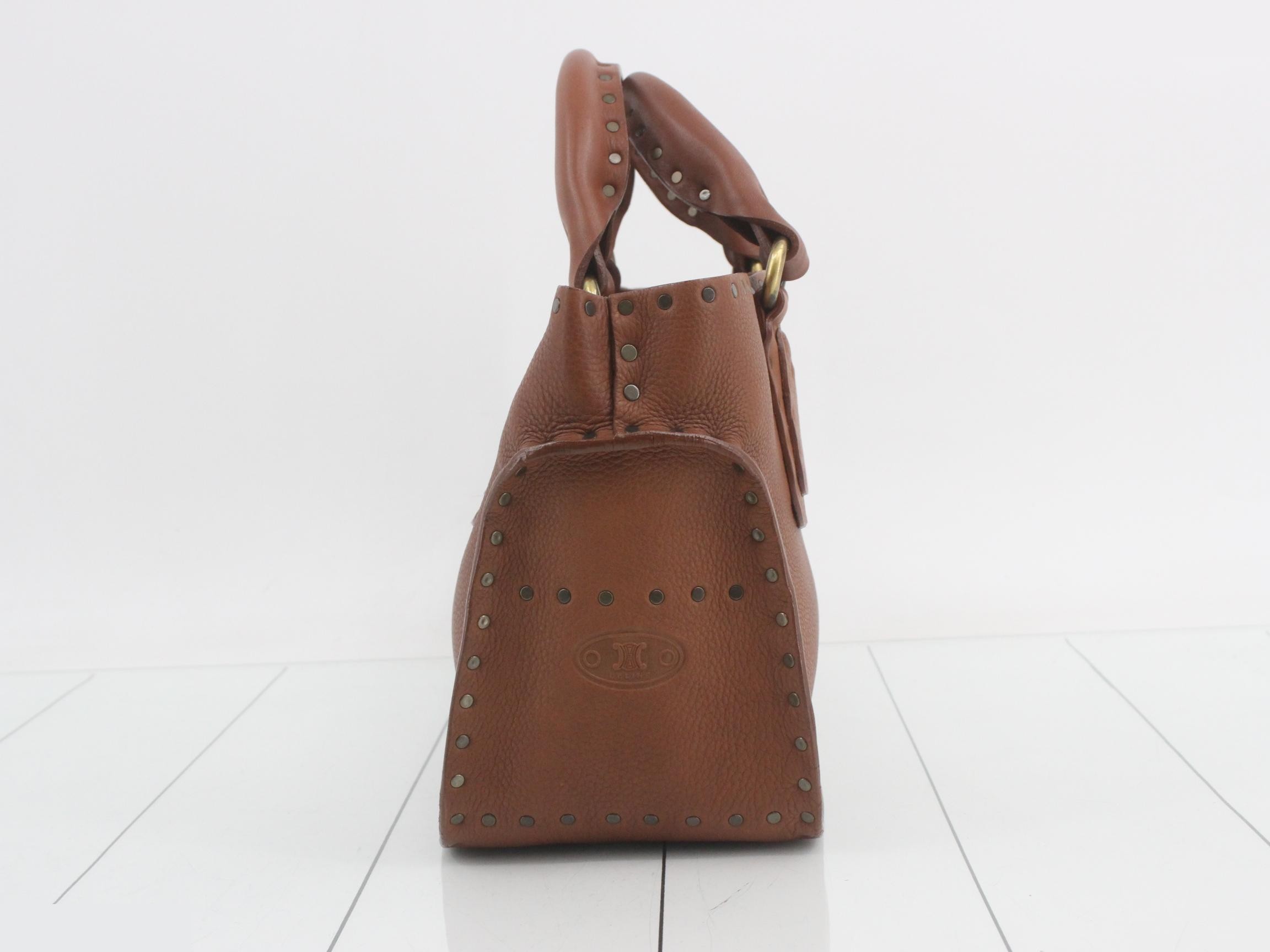 Studded Boogie Leather Handbag — view 4