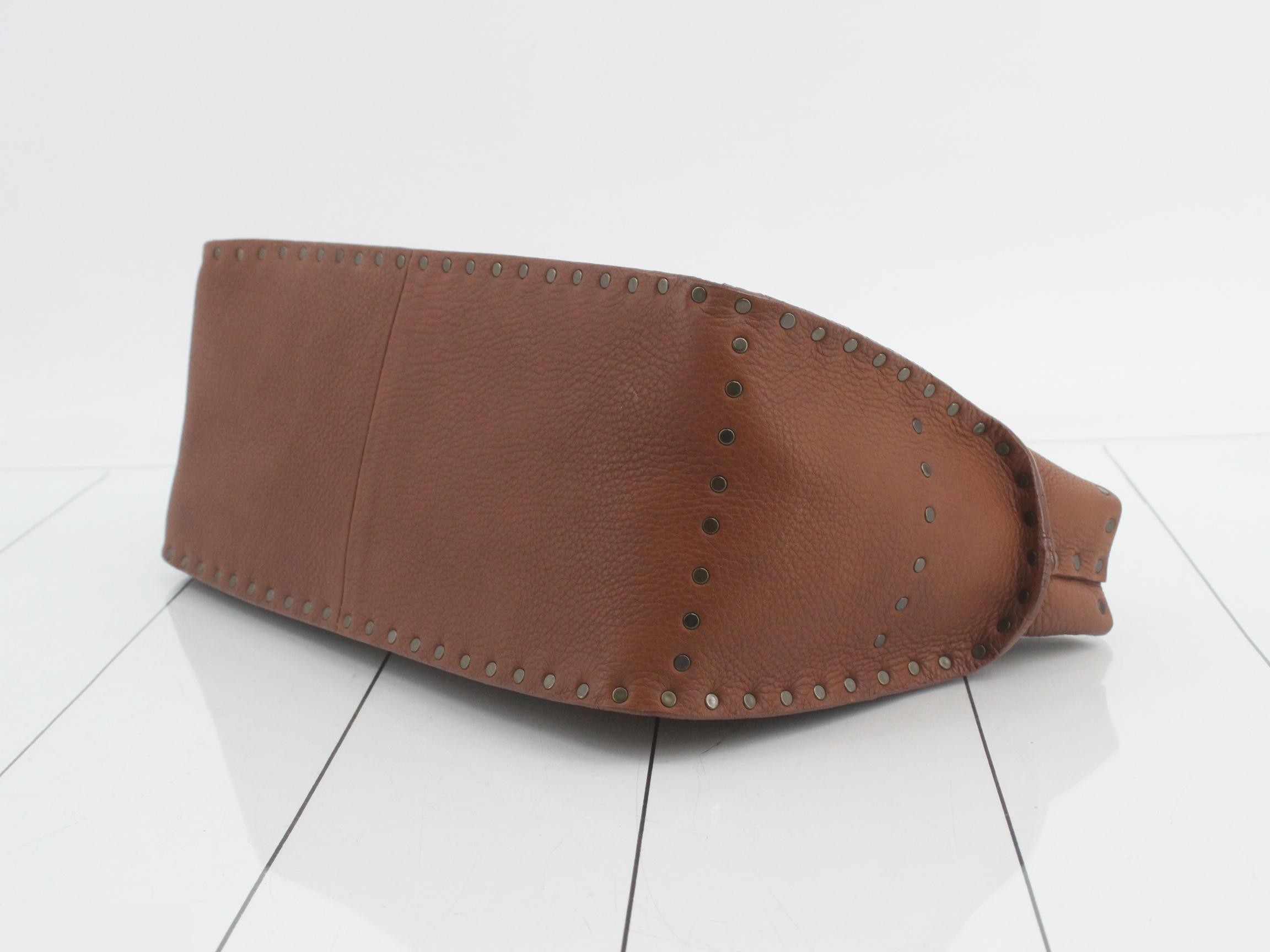 Studded Boogie Leather Handbag — view 6