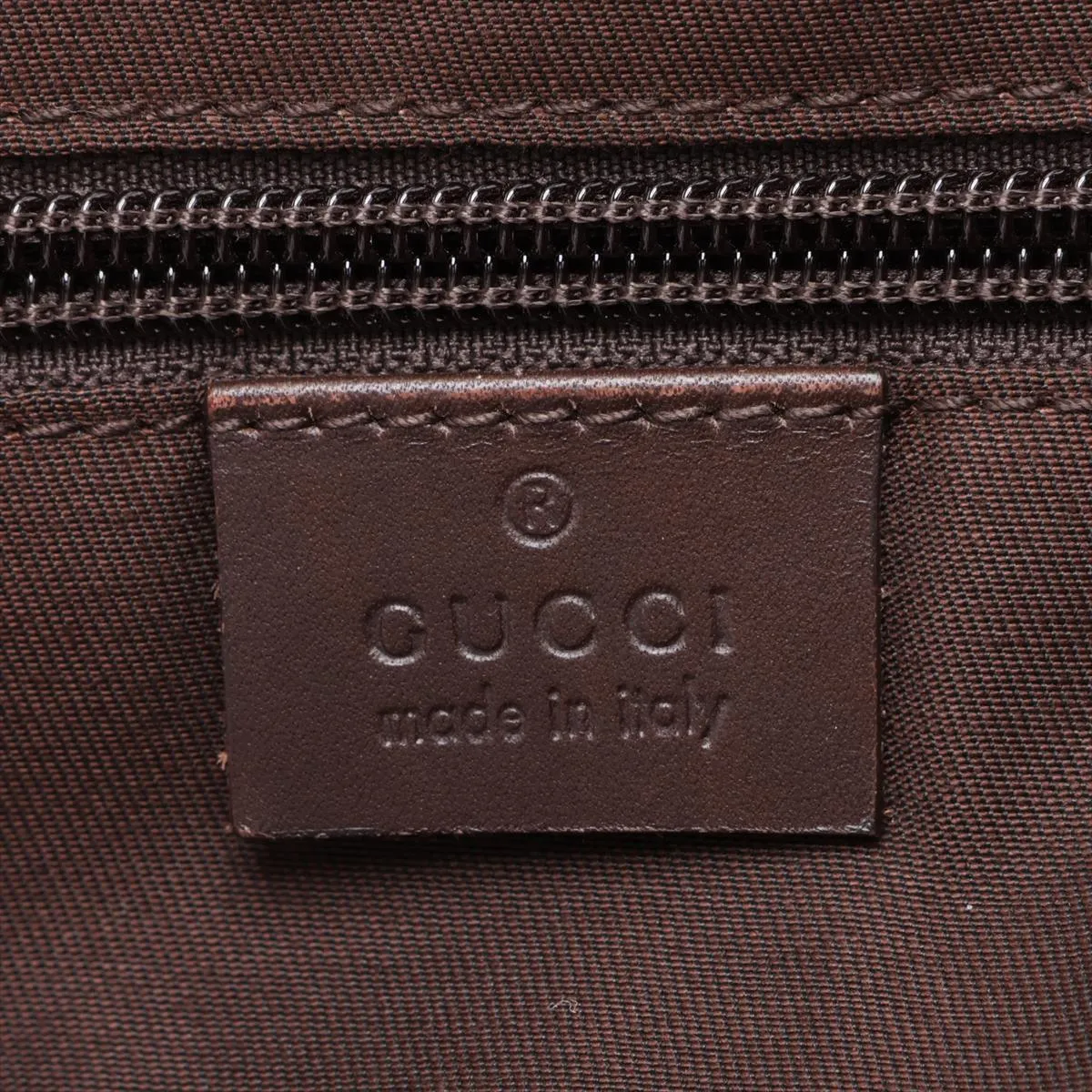 GG Canvas 233052 Canvas x Leather Shoulder Bag Beige x Brown — view 10