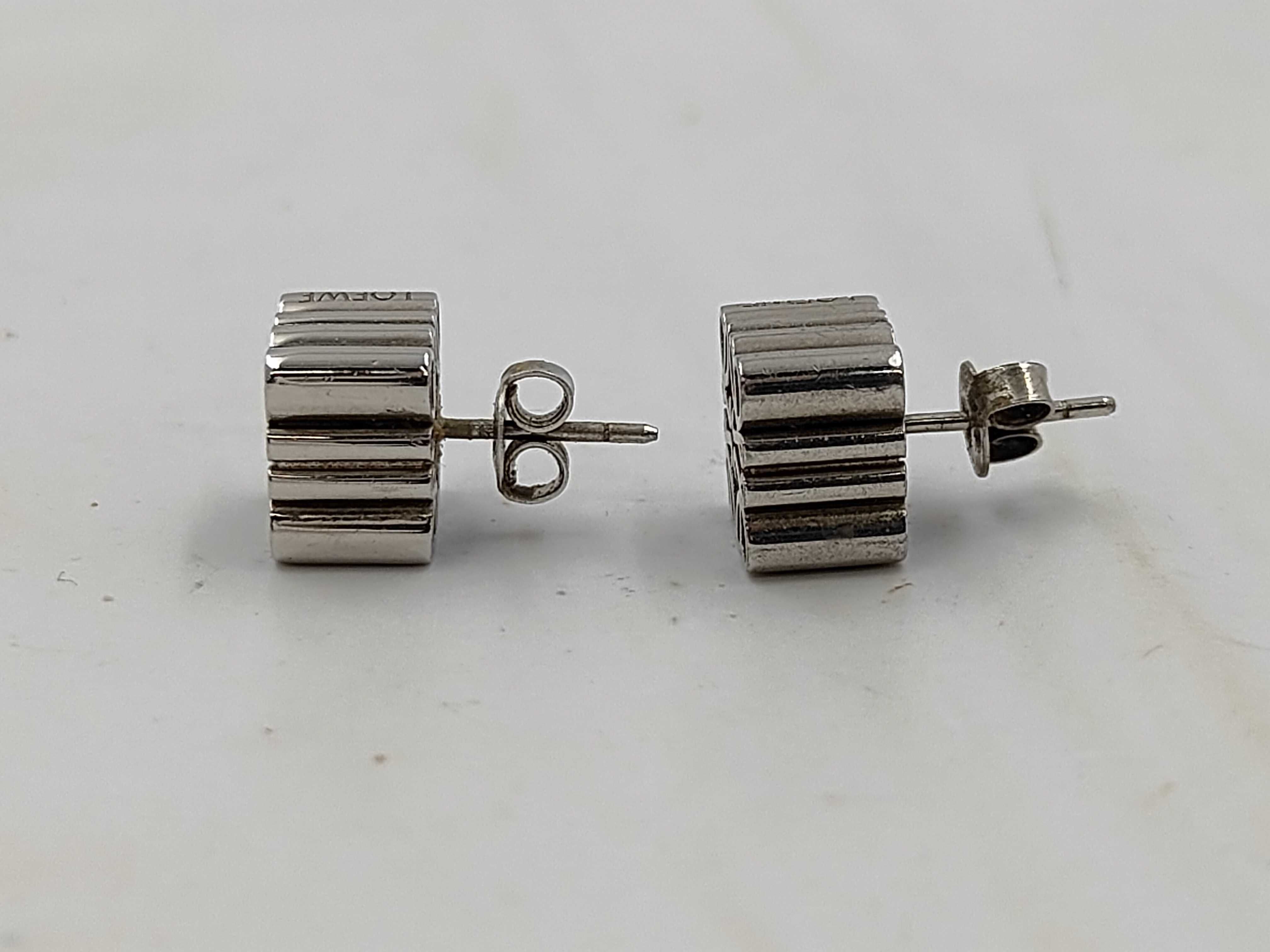 Cube Earrings Anagram 925 Stamped Earrings — view 3