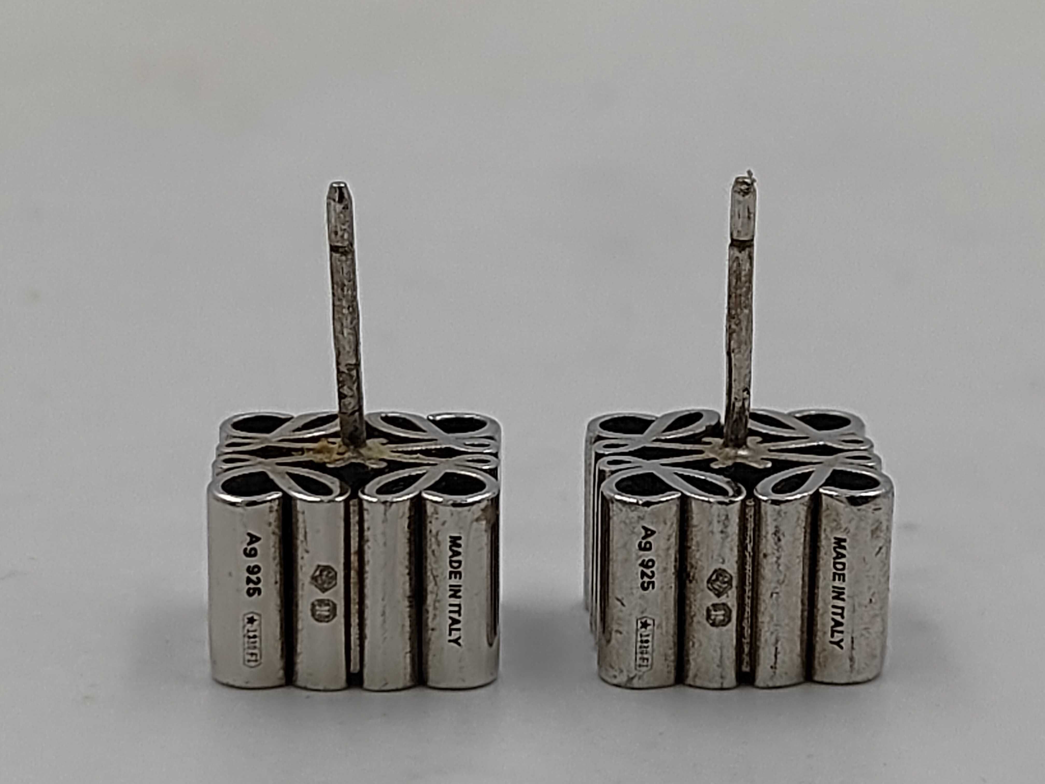 Cube Earrings Anagram 925 Stamped Earrings — view 4