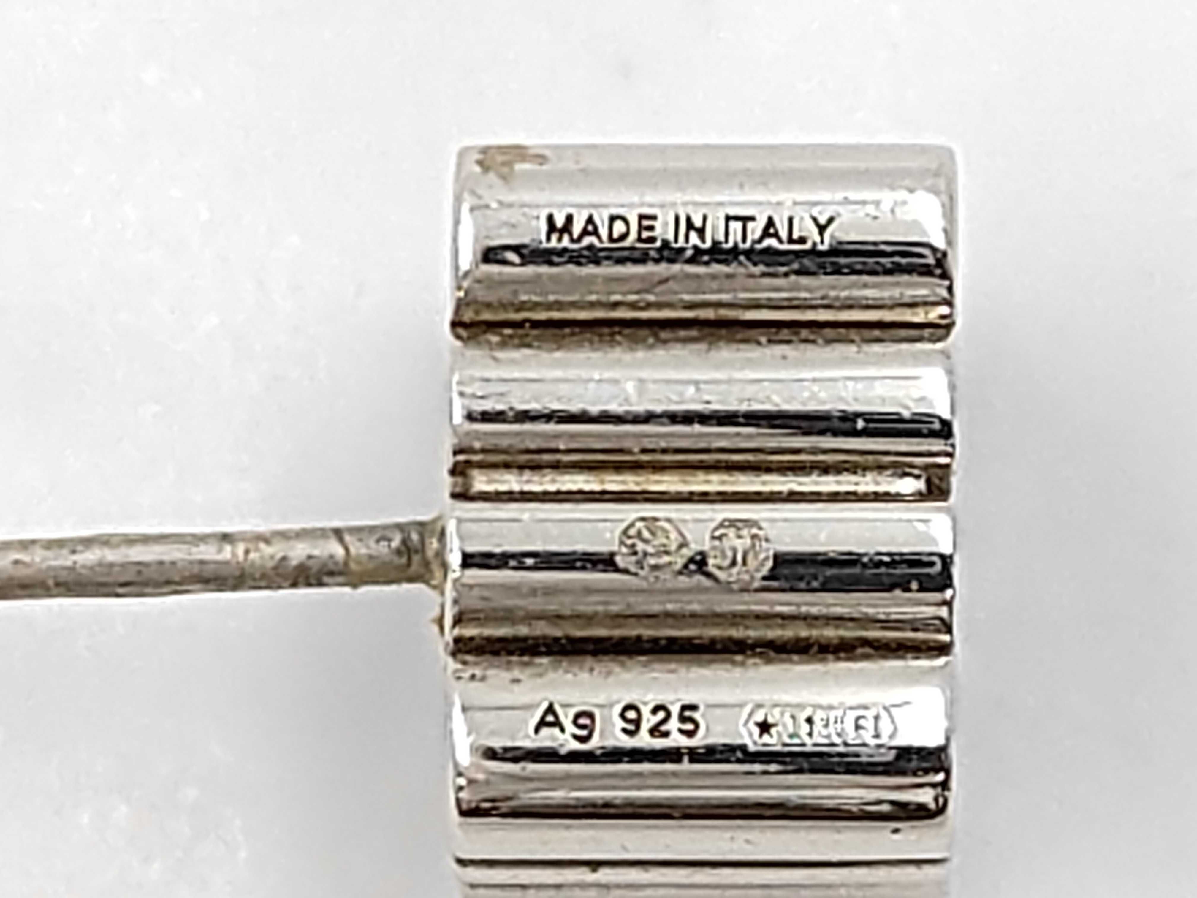 Cube Earrings Anagram 925 Stamped Earrings — view 6