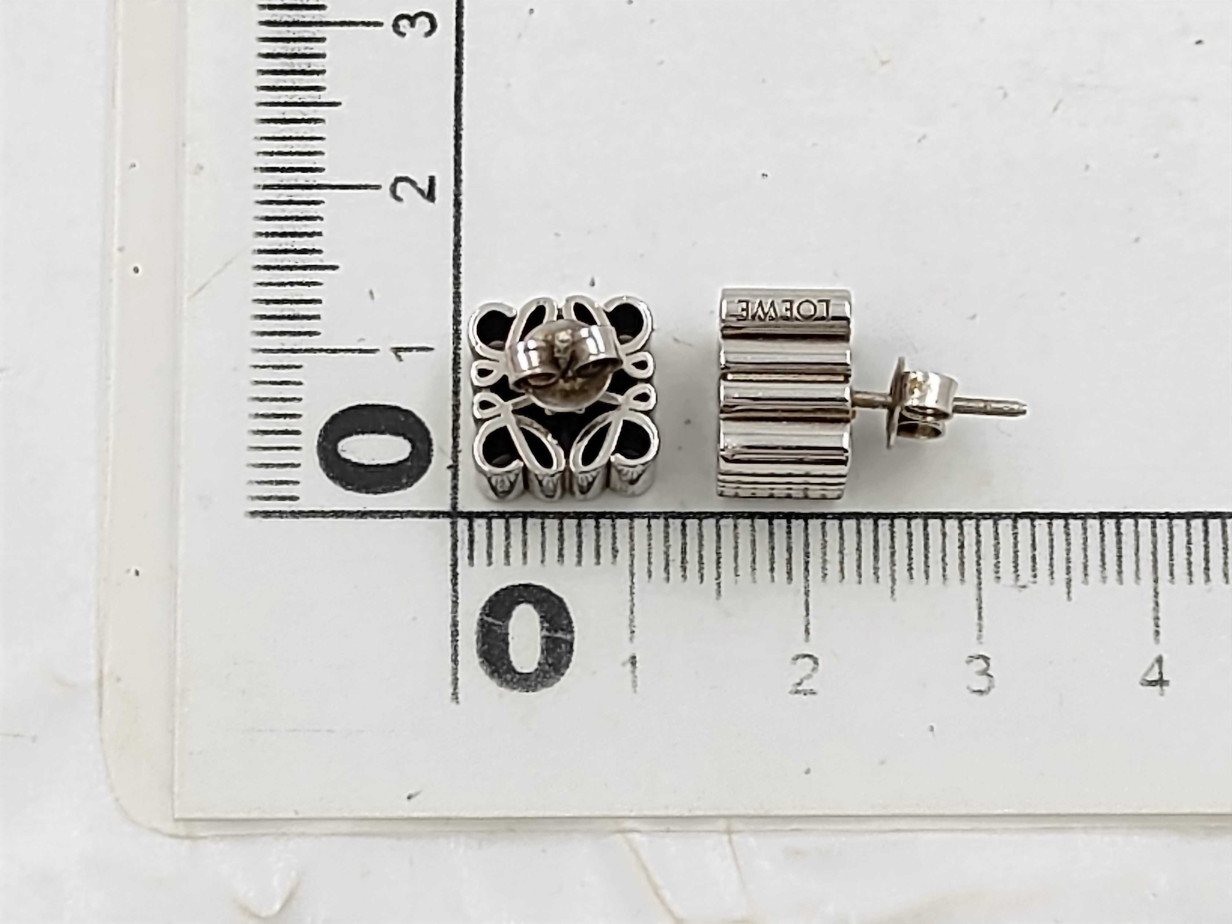 Cube Earrings Anagram 925 Stamped Earrings — view 7