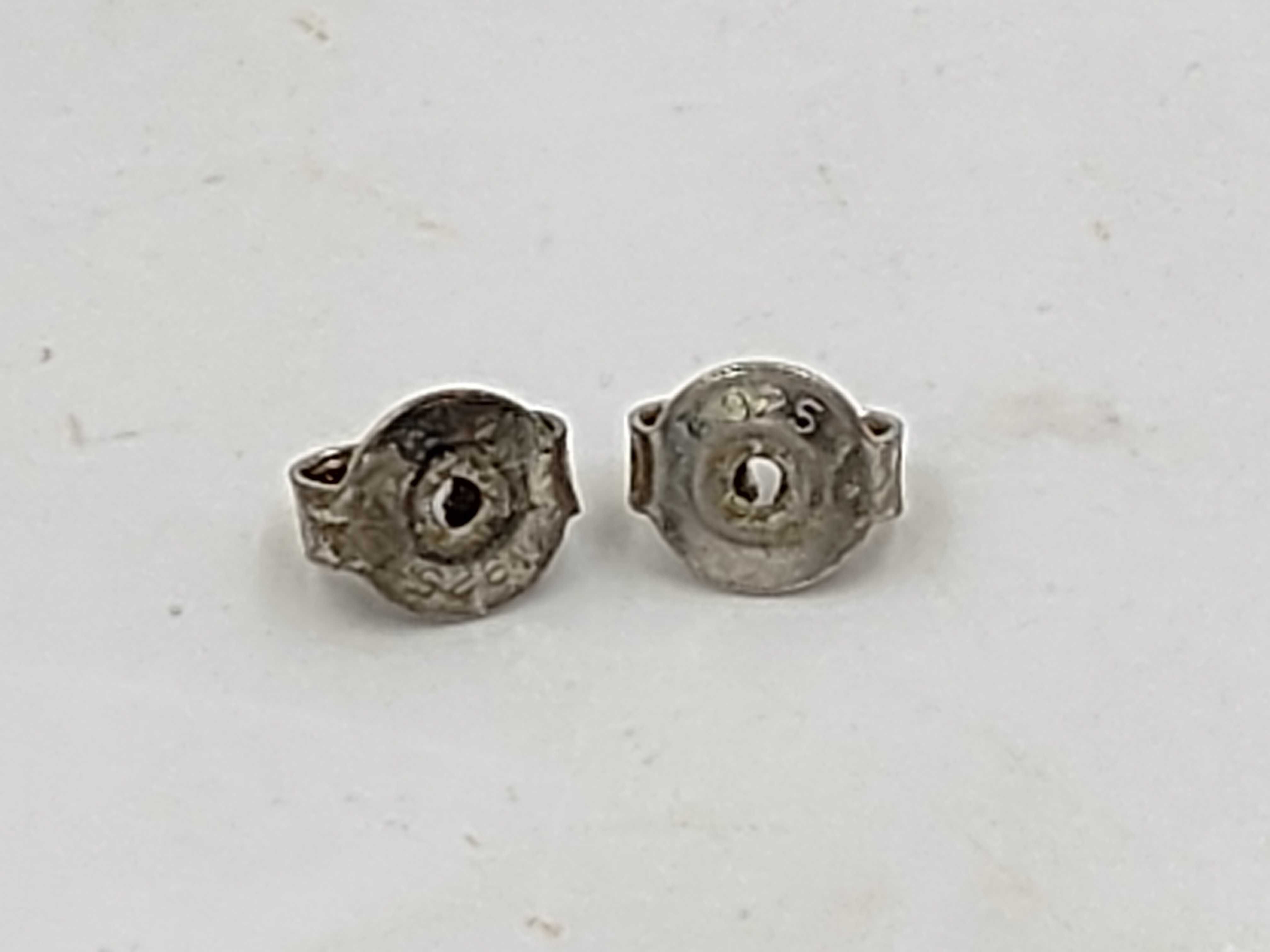 Cube Earrings Anagram 925 Stamped Earrings — view 8