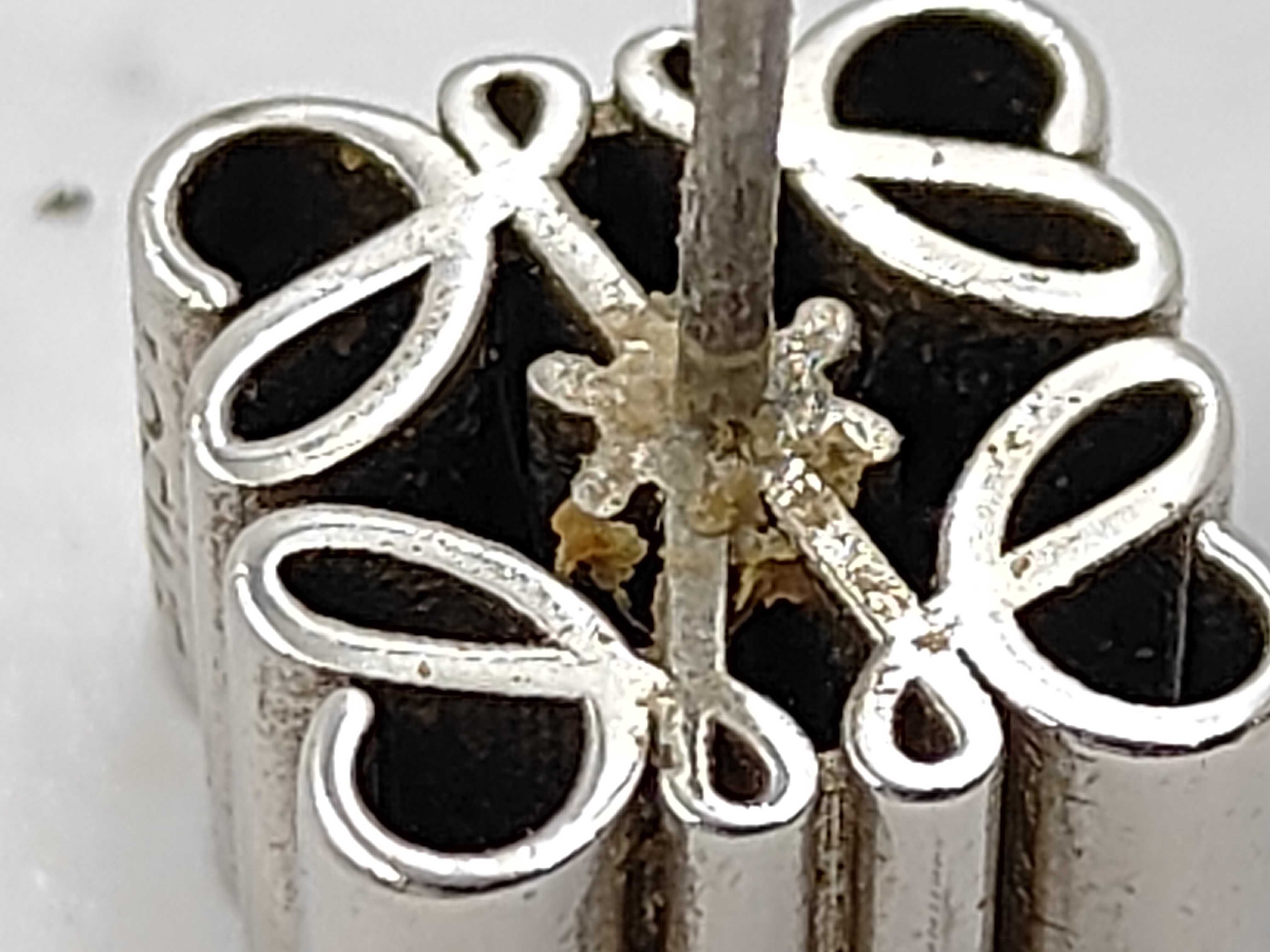 Cube Earrings Anagram 925 Stamped Earrings — view 10