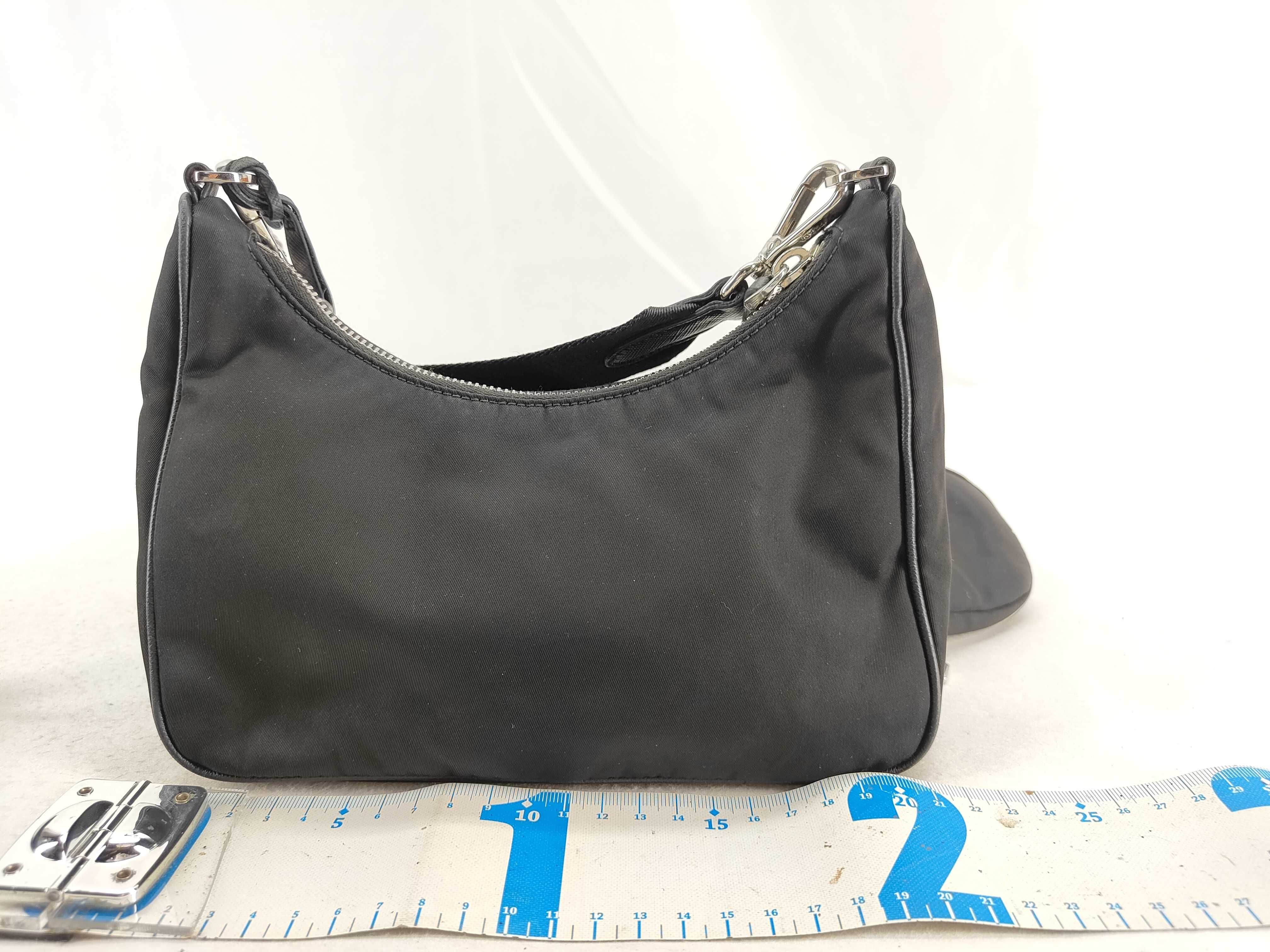 Nylon DU-Tessuto Nylon 2WAY Shoulder Bag Black 1BH204 Shoulder Bag — view 2